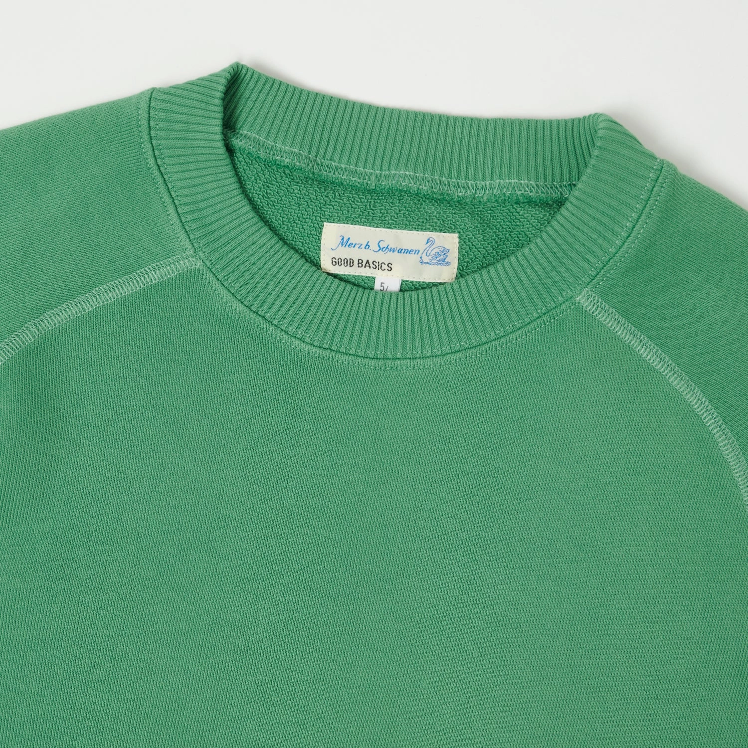 Comfy Street Merz b. Schwanen 'Good Basics' Short Sleeve Sweatshirt - Grass