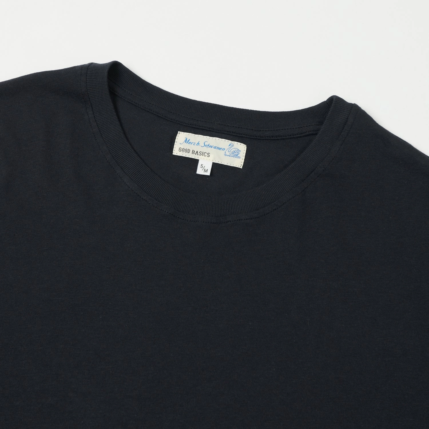 Comfortable and Chic Fashion Must-Have Merz b. Schwanen 'Good Basics' Vintage Wash T-Shirt - Charcoal