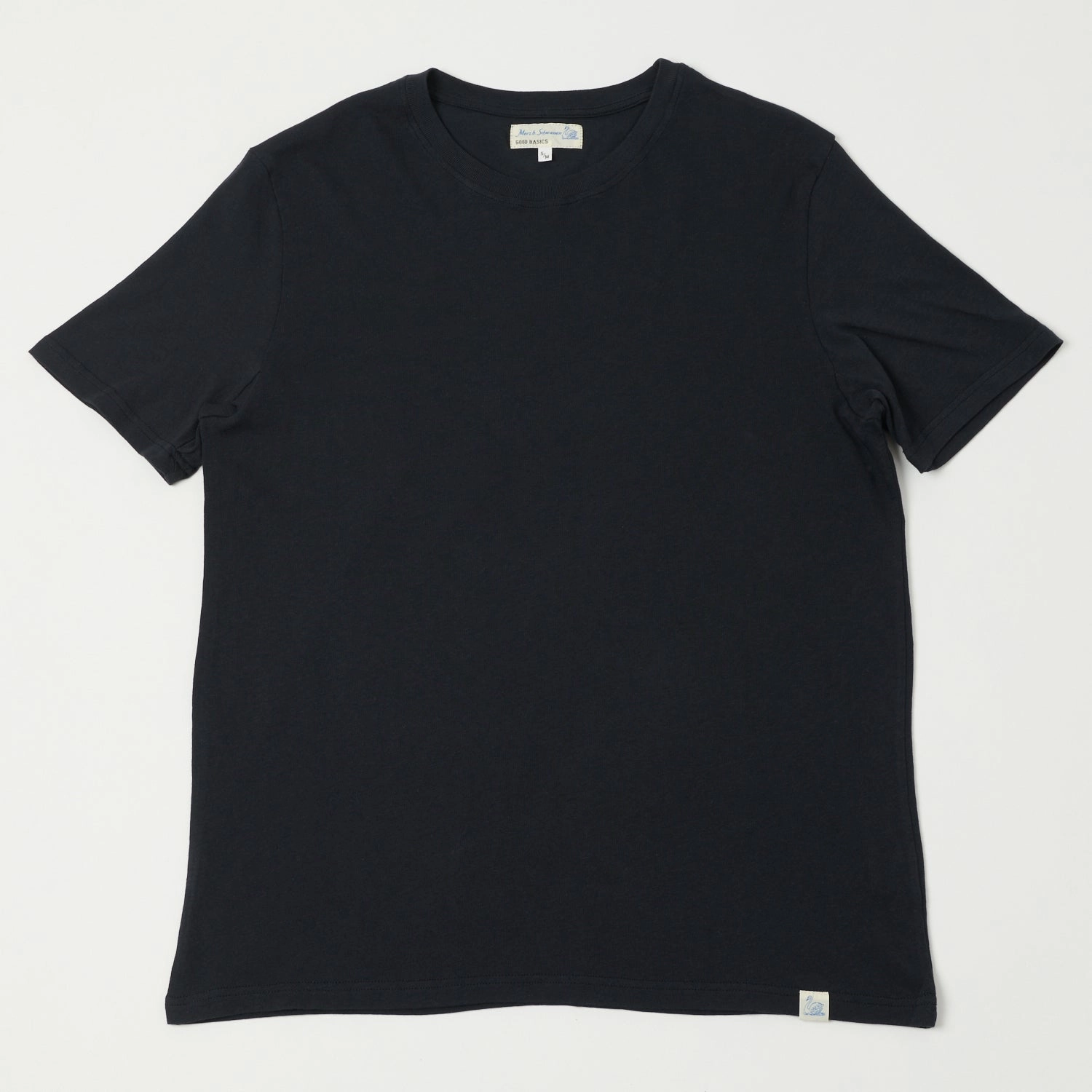 Layer-Friendly Sporty Layers Merz b. Schwanen 'Good Basics' Vintage Wash T-Shirt - Charcoal