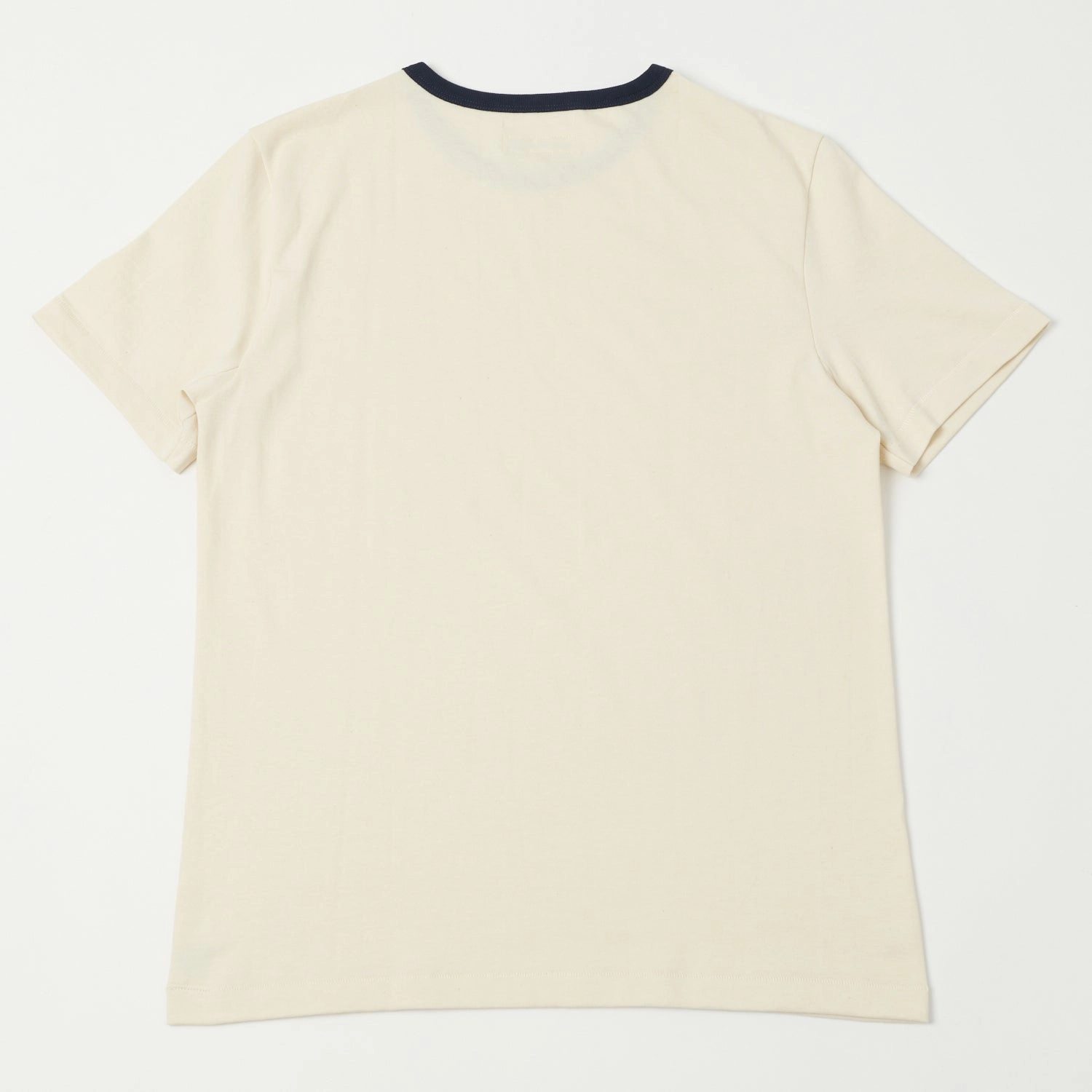 Merz b. Schwanen TR215B Classic Ringer T-Shirt - Nature/Ink Blue birthday party