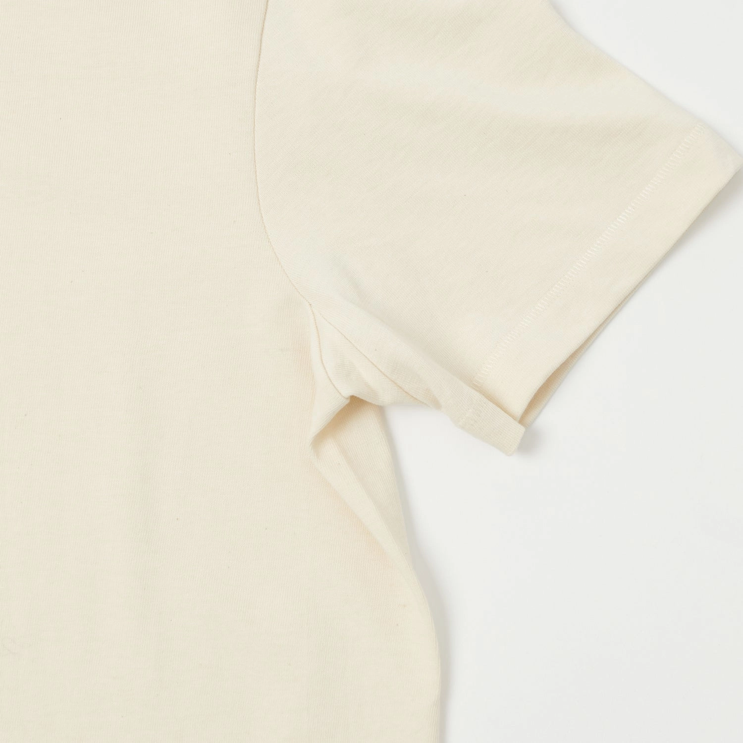 Merz b. Schwanen TR215B Classic Ringer T-Shirt - Nature/Ink Blue Wool combination Active Design Wear