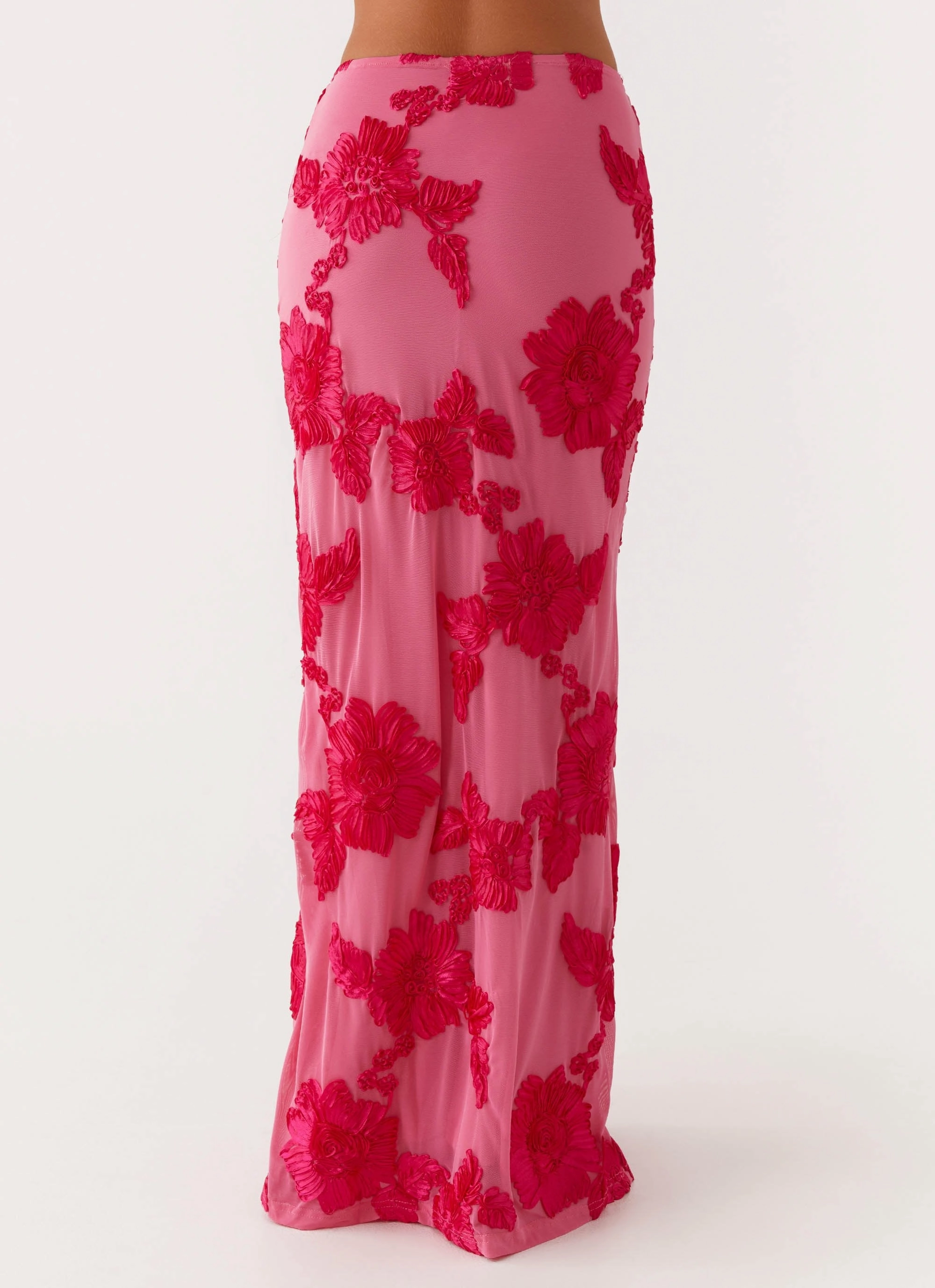 Chic Comfort Look Radiate Maxi Skirt - Pink