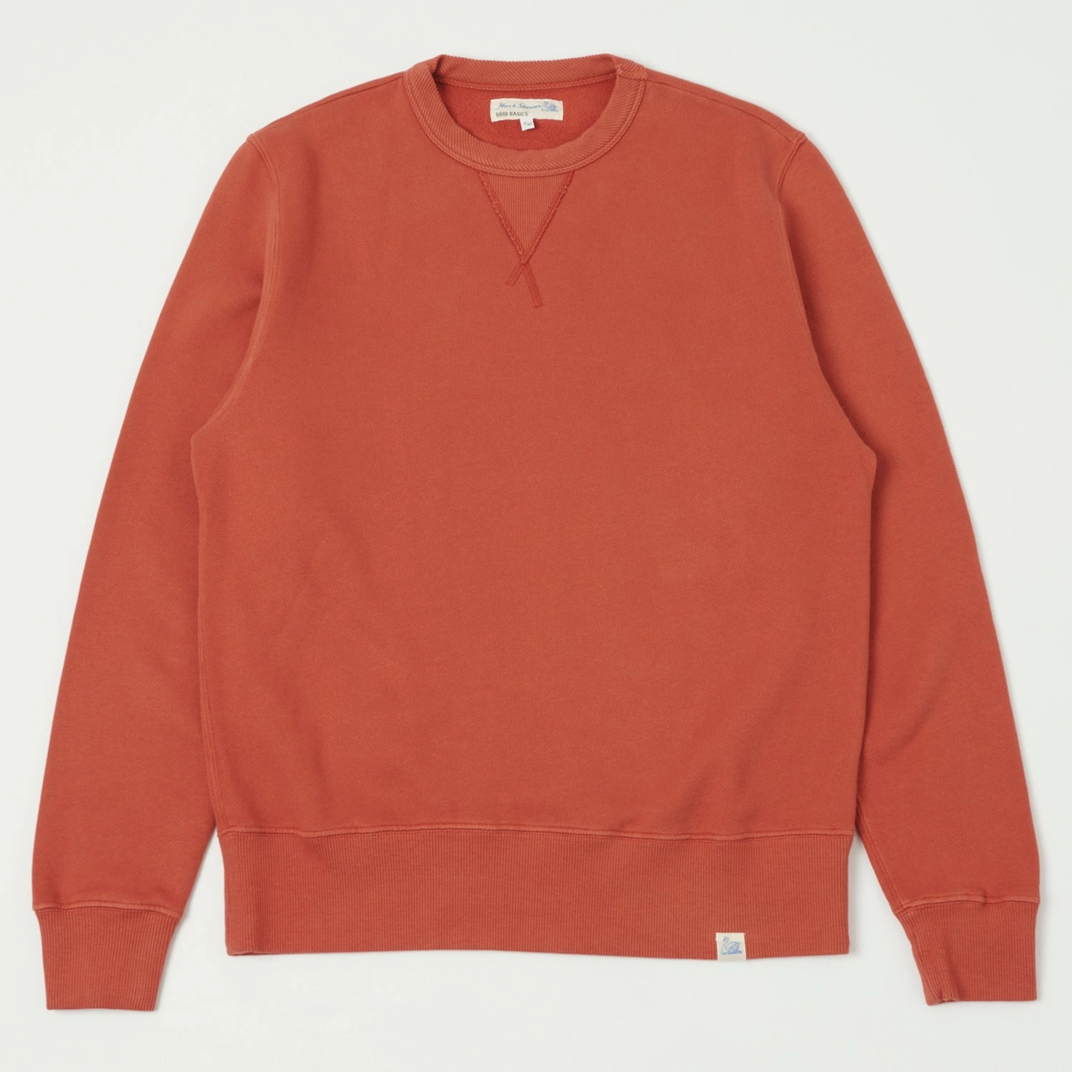 Merz b. Schwanen 'Good Basics' Athletic Sweatshirt - Newman Red Cozy Warmth Bar Hopping