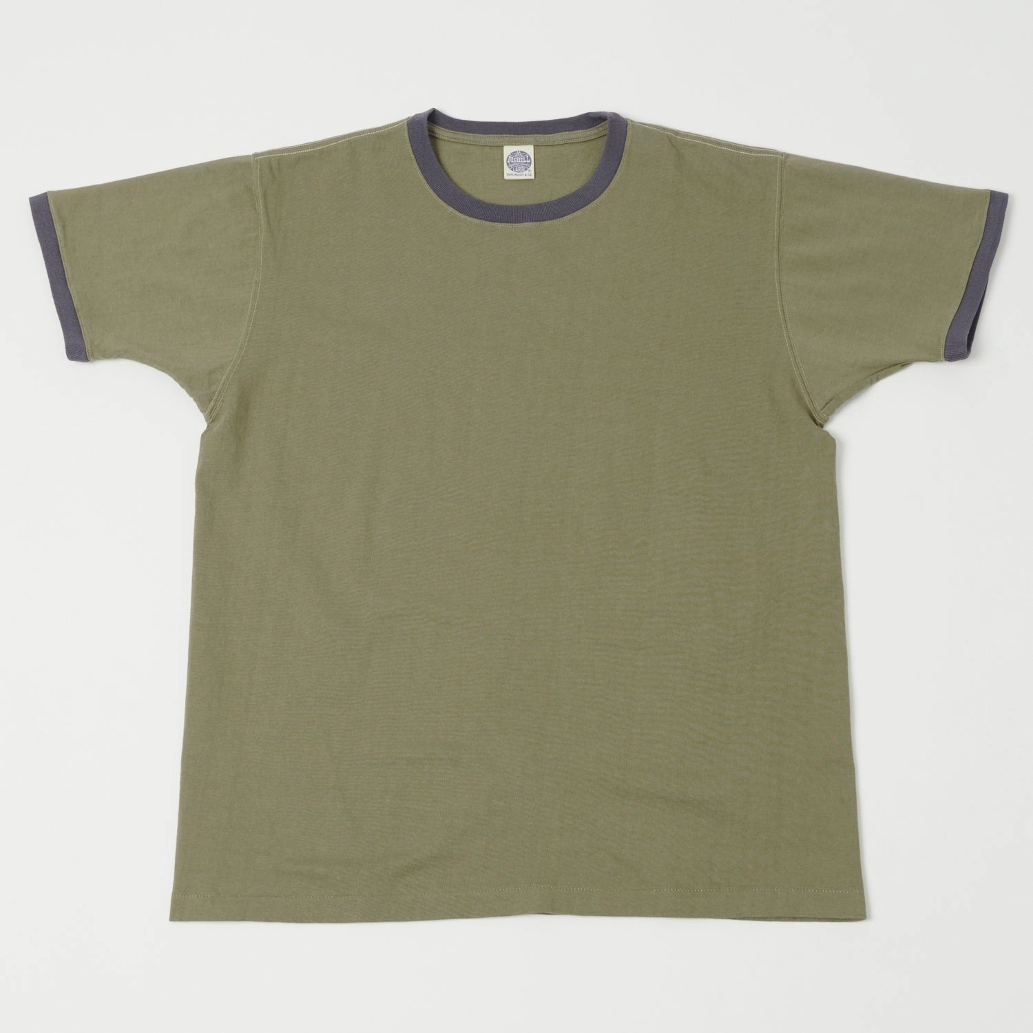 High Quality Printing Low Profile Collar TOYS McCOY Johnny Ringer T-Shirt - Olive/Navy