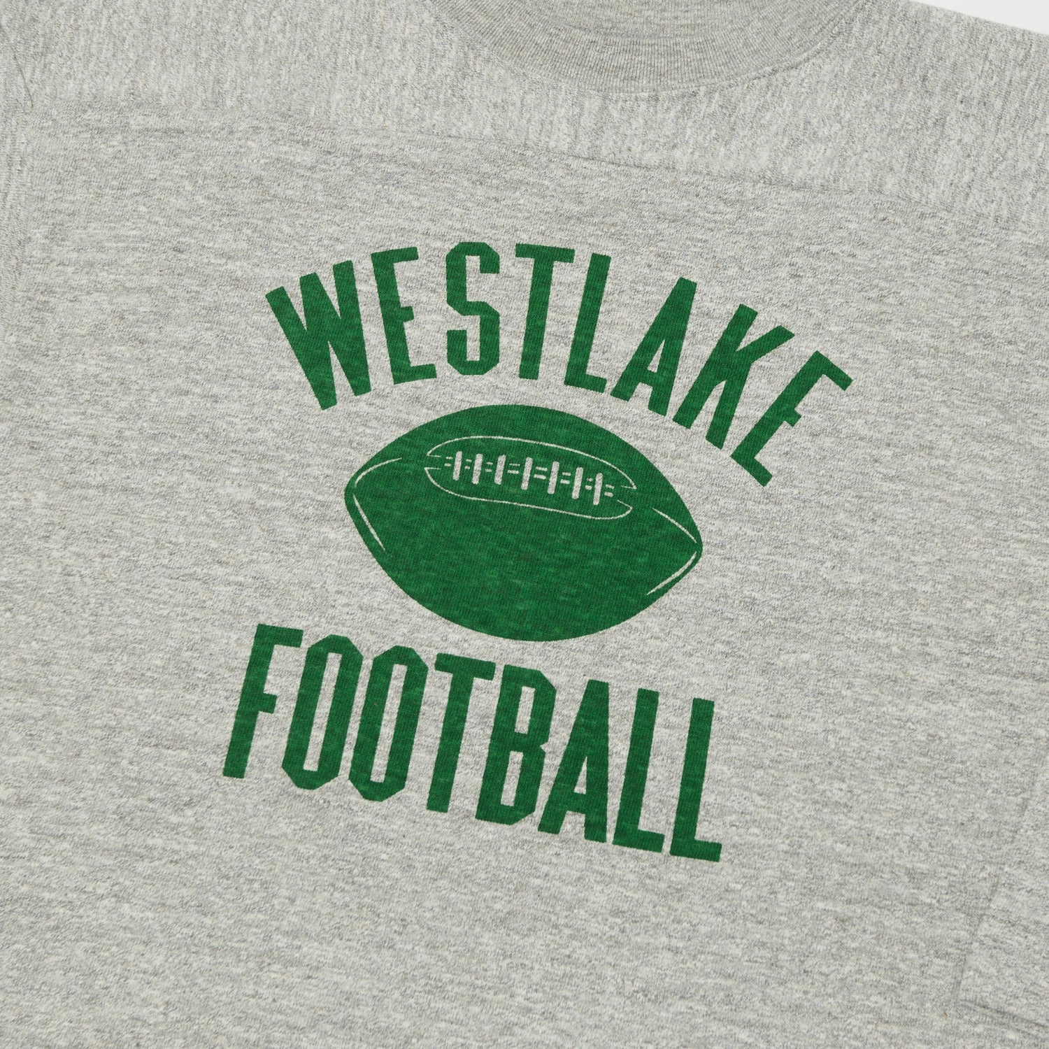 Warehouse & Co 4063 'West Lake' 3/4 Sleeve Football T-Shirt - Heather Grey Breathable Comfort Fit contrast