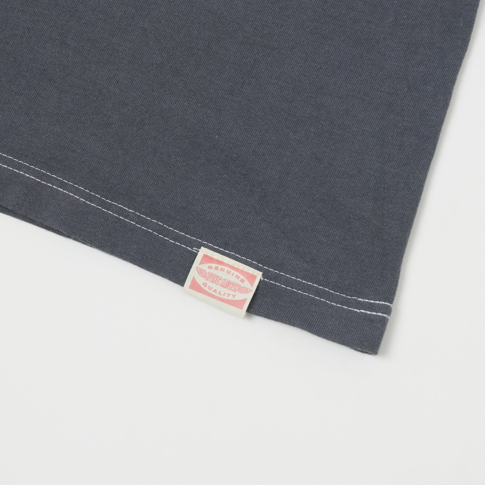 Organic Cotton Blend TOYS McCOY Raglan Sleeve Baseball T-Shirt - Graphite Grey/Black