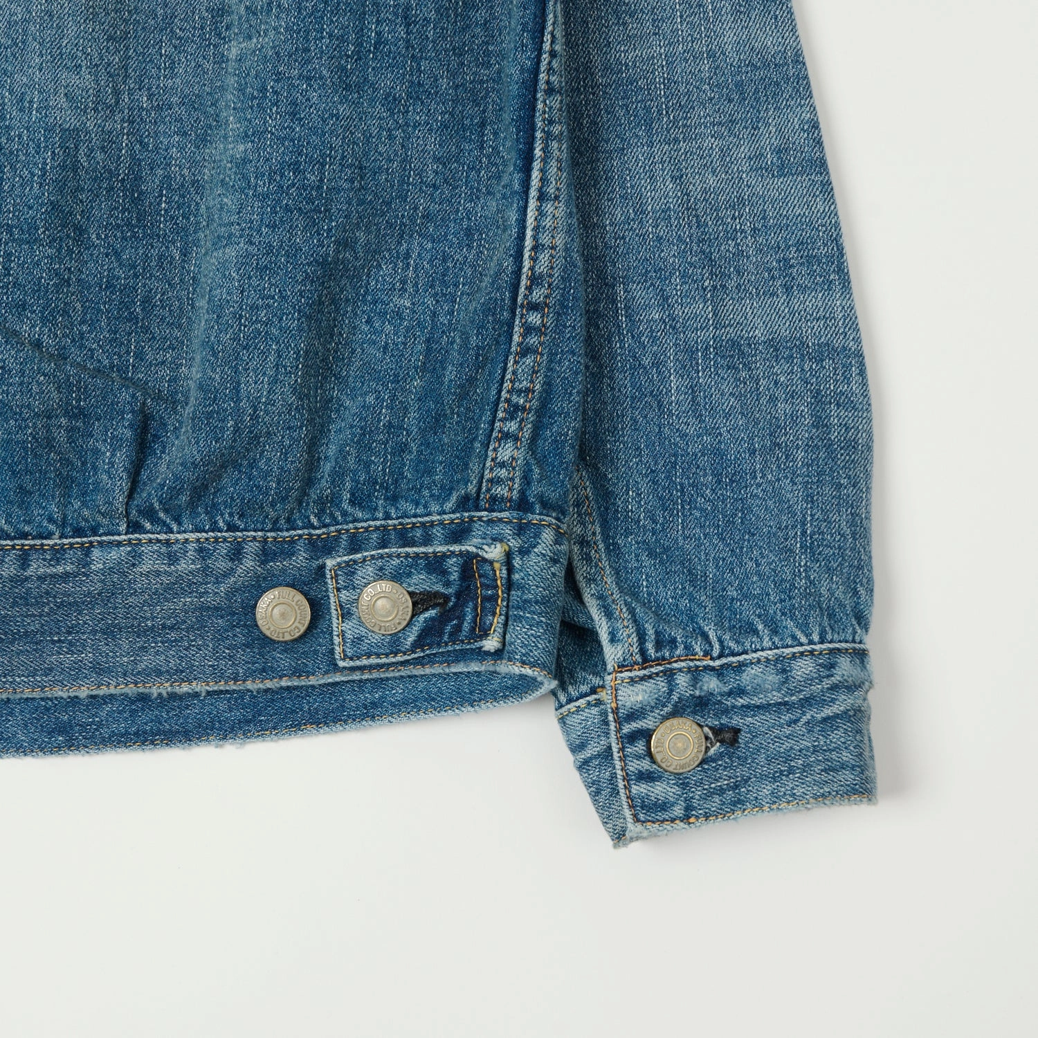 Full Count 2102SS 'Super Smooth' 11.5oz Type II Denim Jacket - 'Dartford' Wash Contacts