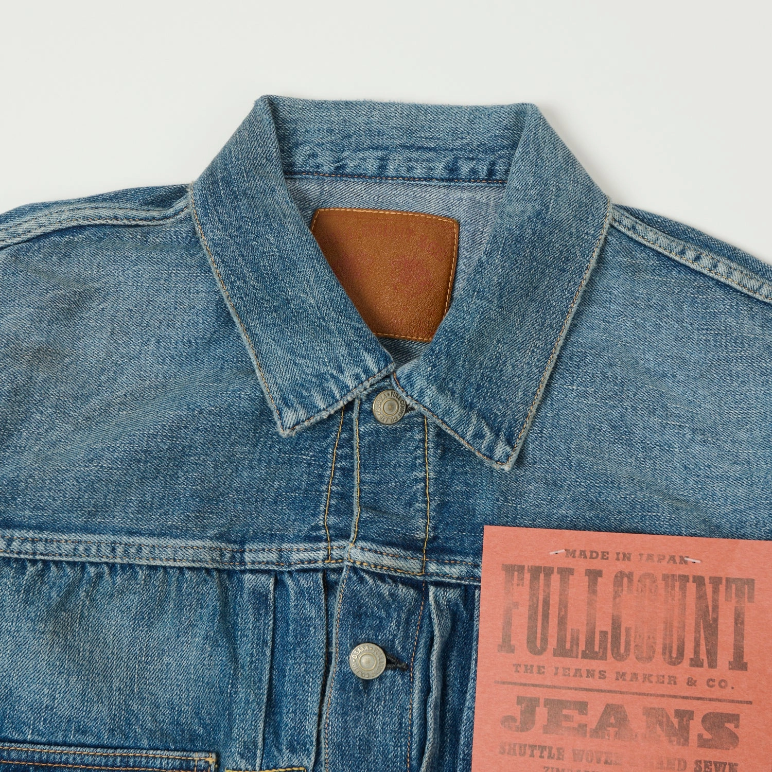 Full Count 2102SS 'Super Smooth' 11.5oz Type II Denim Jacket - 'Dartford' Wash Badge