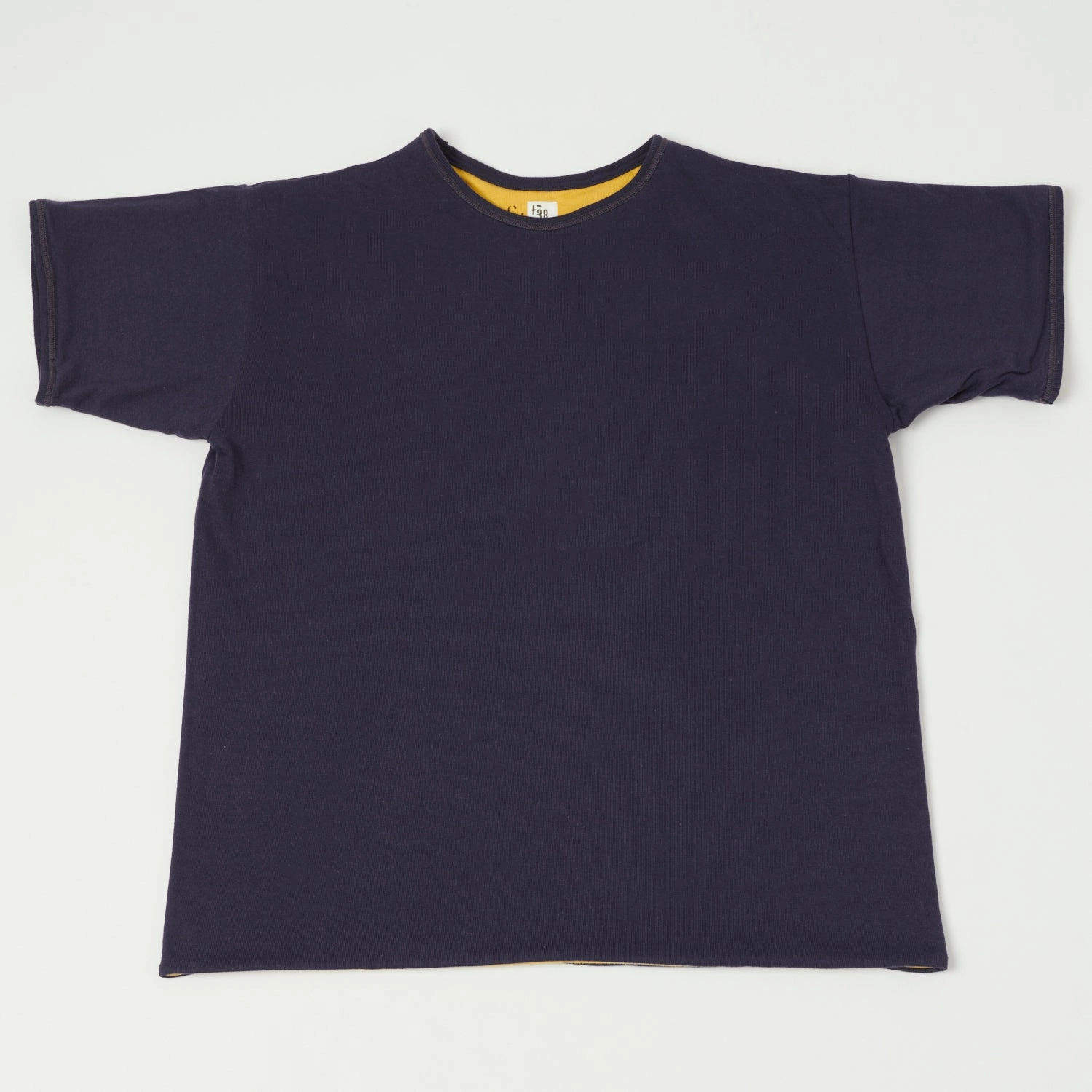 Daily Comfort Style Warehouse & Co 4101 Duck Digger U.S. Navy Reversible T-Shirt - Yellow/Navy