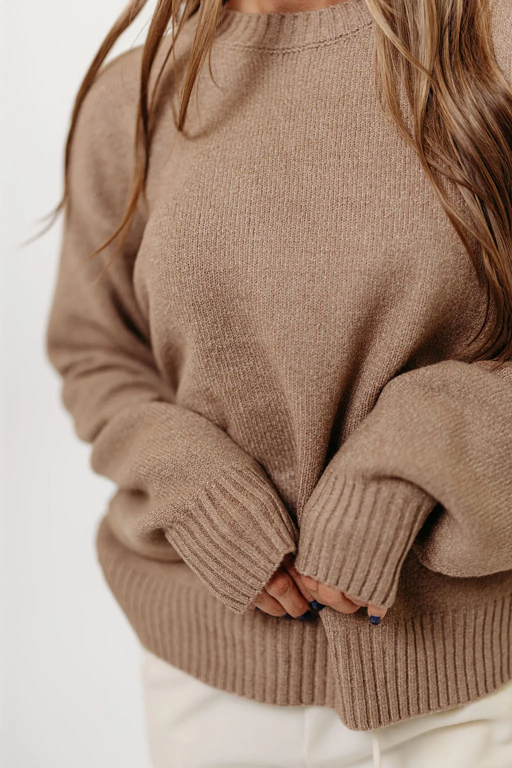 Desiree Sweater in Mocha Cold Comforted