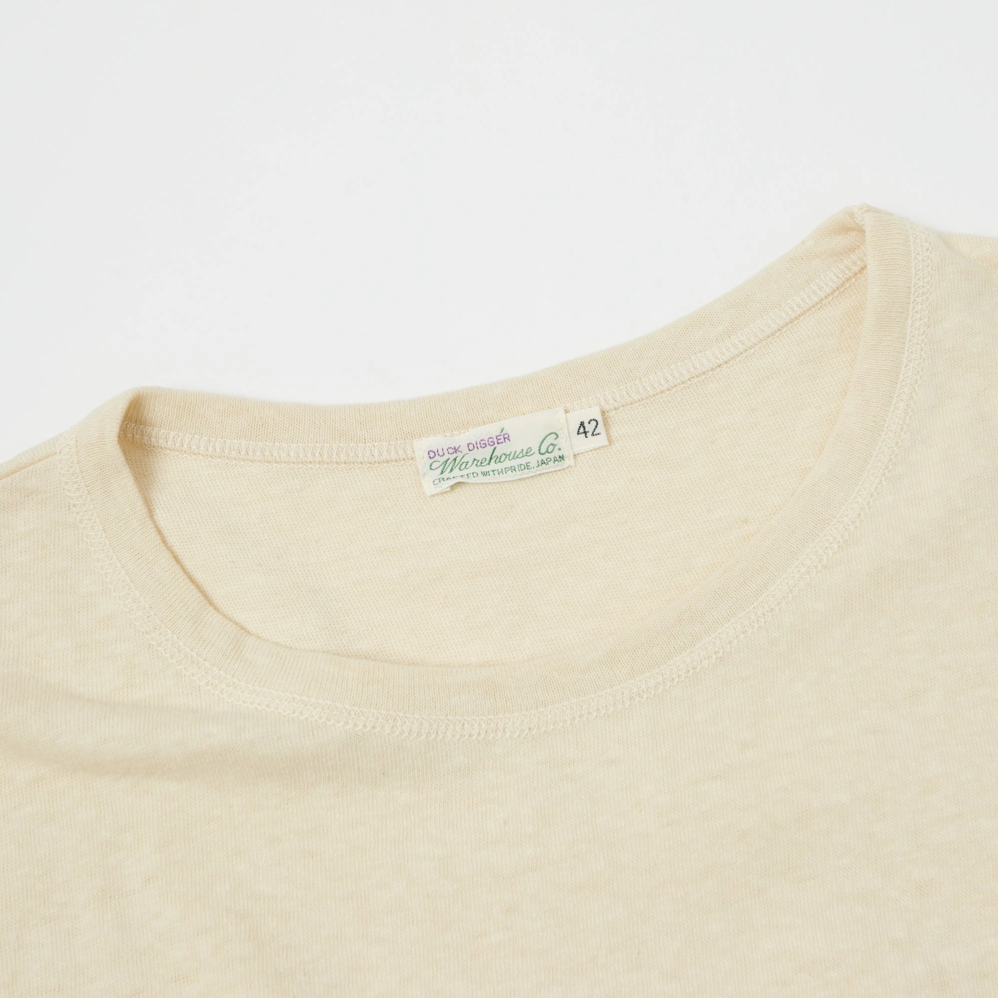 Warehouse & Co 4091 Duck Digger Skivvy T-Shirt  - Beige brandable