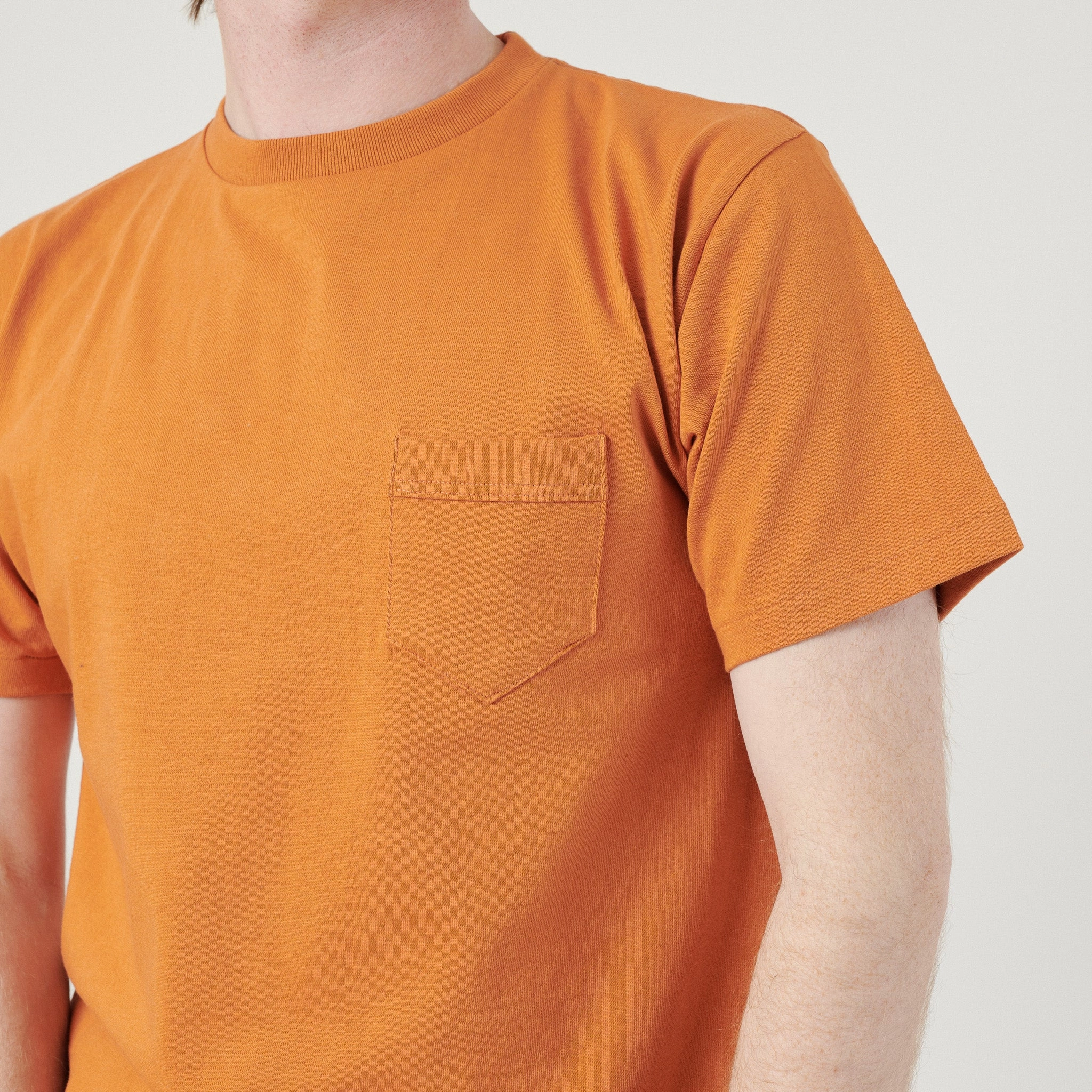 Casual Fit Urban Casual Look Denime Lot. 263 Pocket Tee - Brick