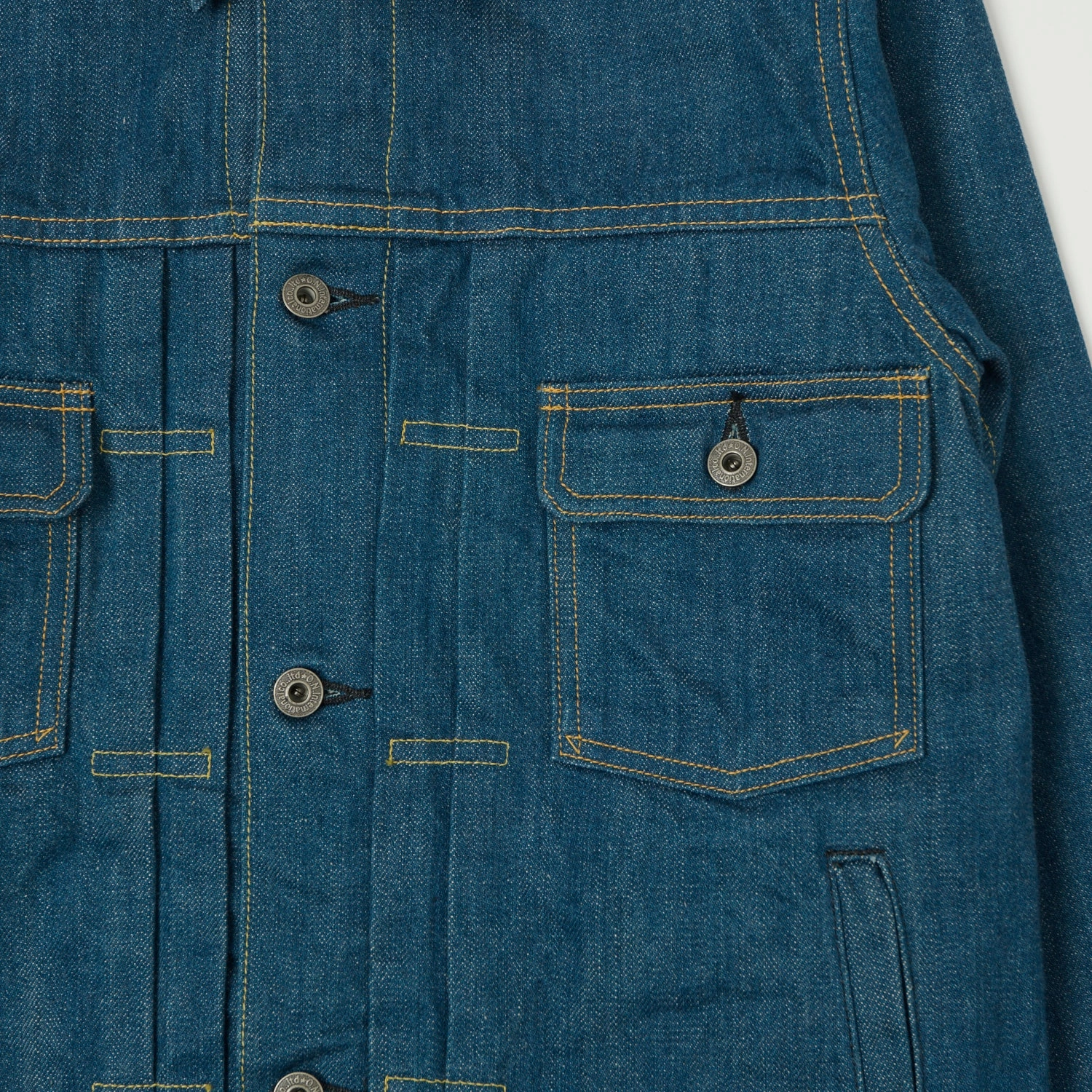 Goods Connection ONI Denim 02516P-OFBD Type II Denim Jacket - Rinsed