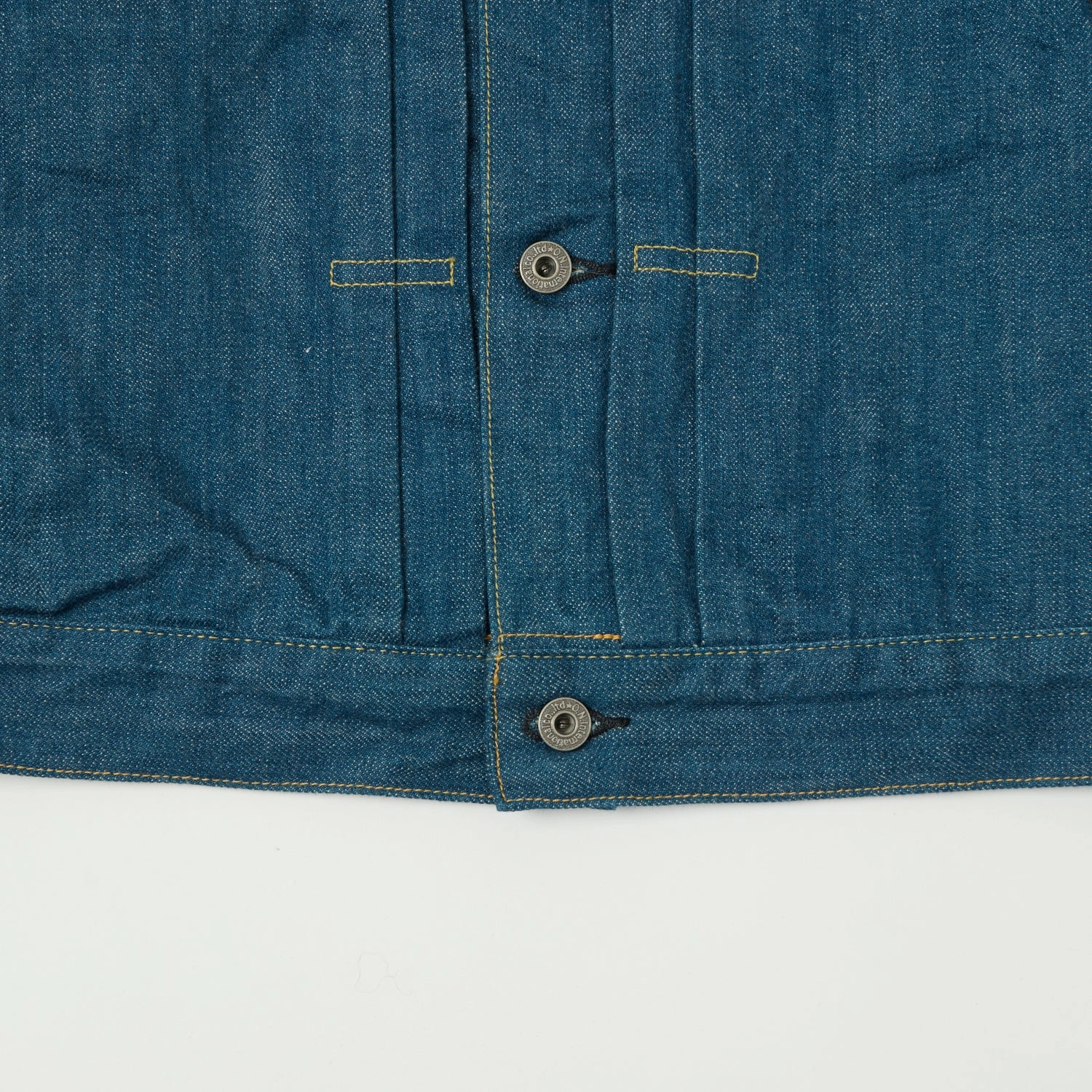ONI Denim 02516P-OFBD Type II Denim Jacket - Rinsed windproof lining