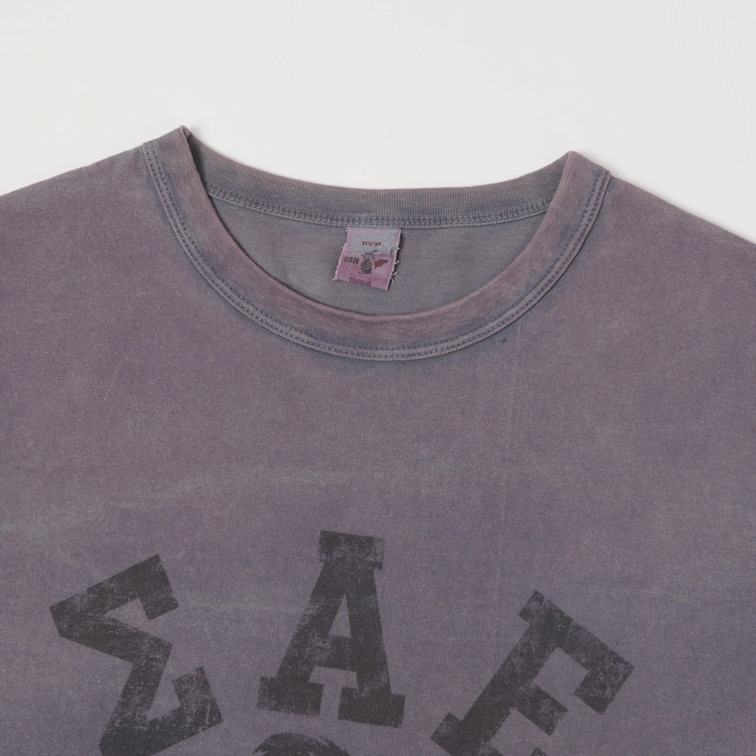 Lightweight Look Thermal Regulation Fabric Flea-T 1950s 'Sigma Alpha Epsilon' T-Shirt - Navy