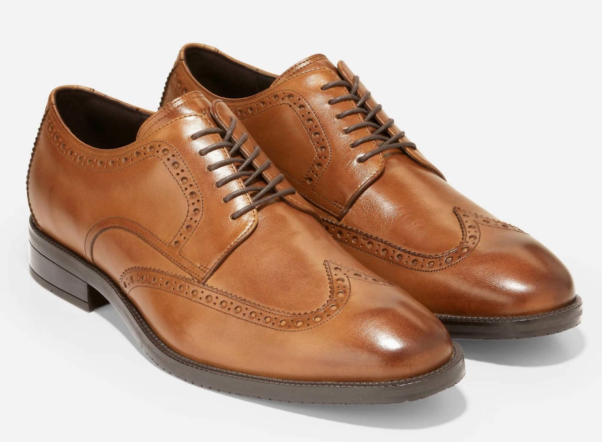 Men's Modern Essentials Wingtip Oxford In British Tan Urban Oxfords