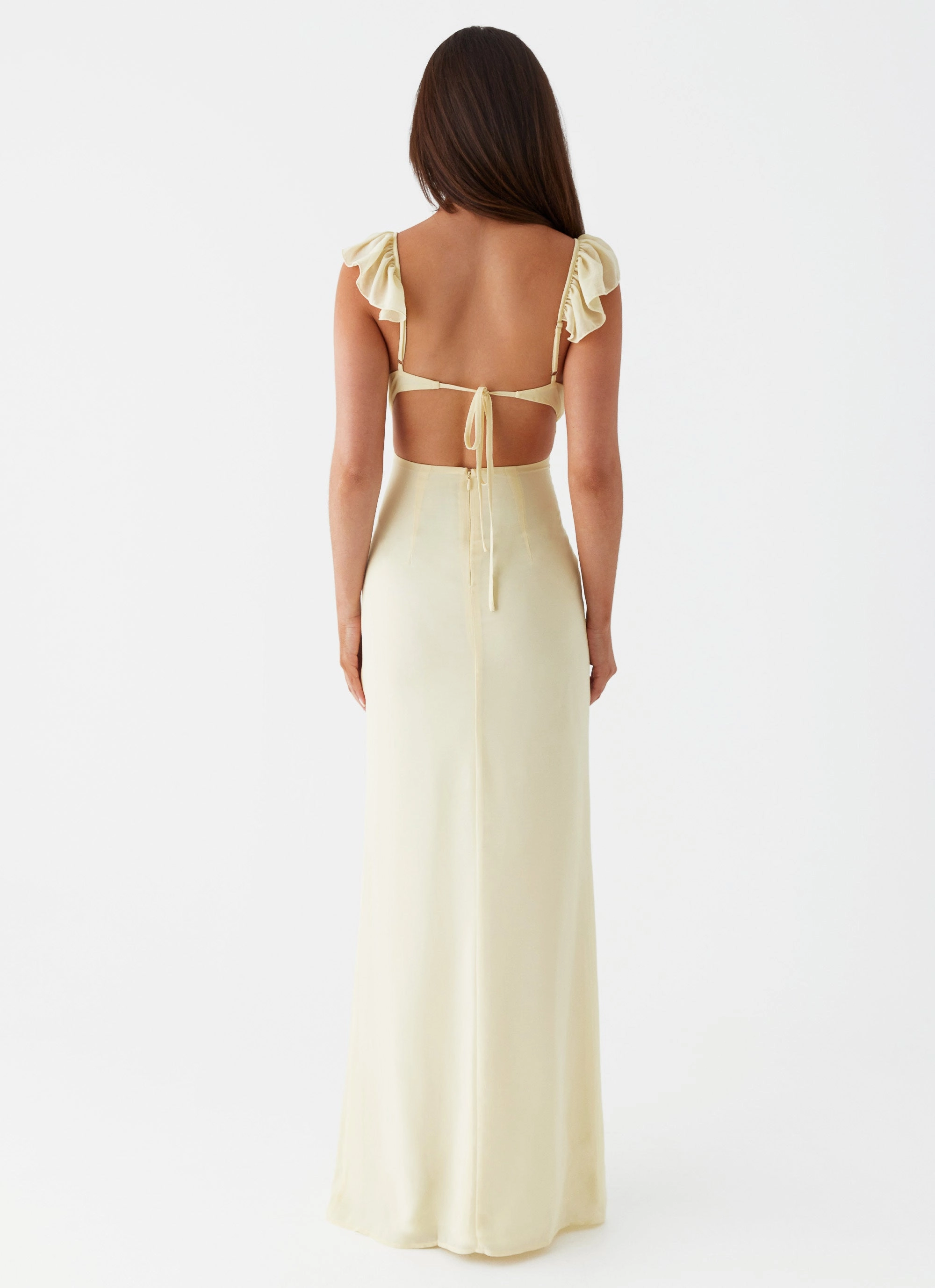 Silvie Maxi Dress - Yellow Workwear Comfort Event Glow
