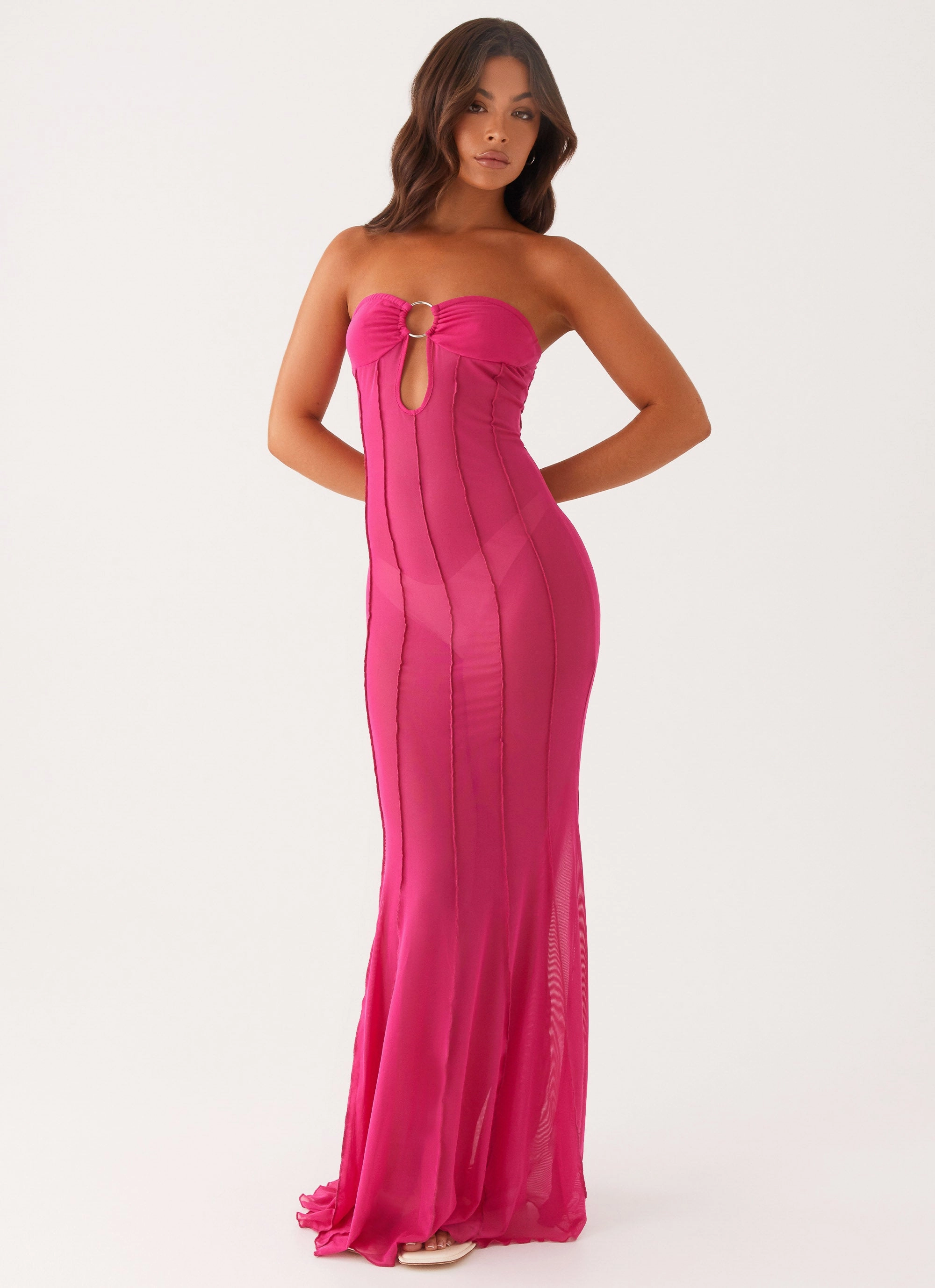 Style Option Kennedy Maxi Dress - Fuchsia