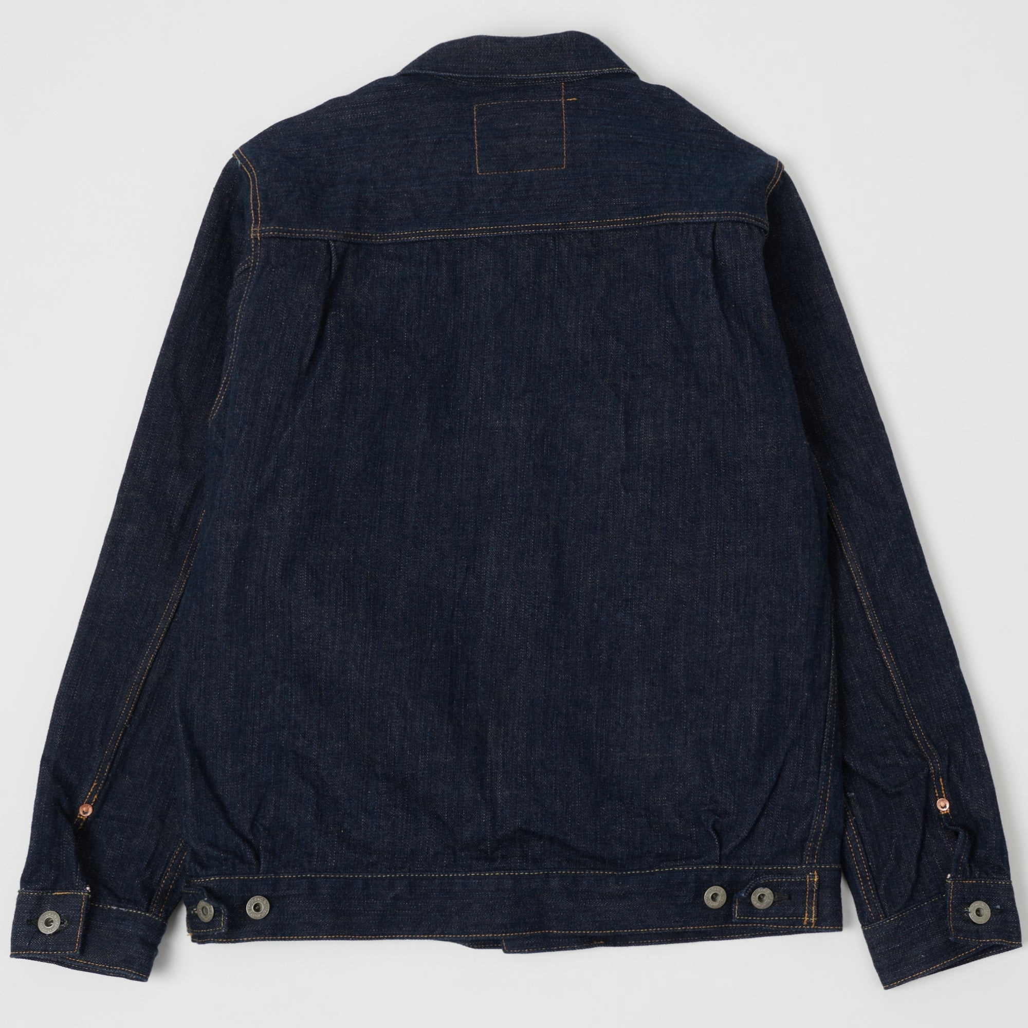 ONI Denim 02506P-SHM 'Kiwami' Semi Hand Made 16oz Type II Denim Jacket - Rinsed WrinkleResistant