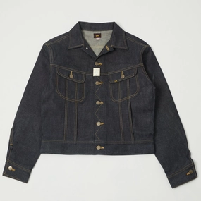 Lee Archives 1946 'Riders' 101J Denim Jacket - Raw hunters hat