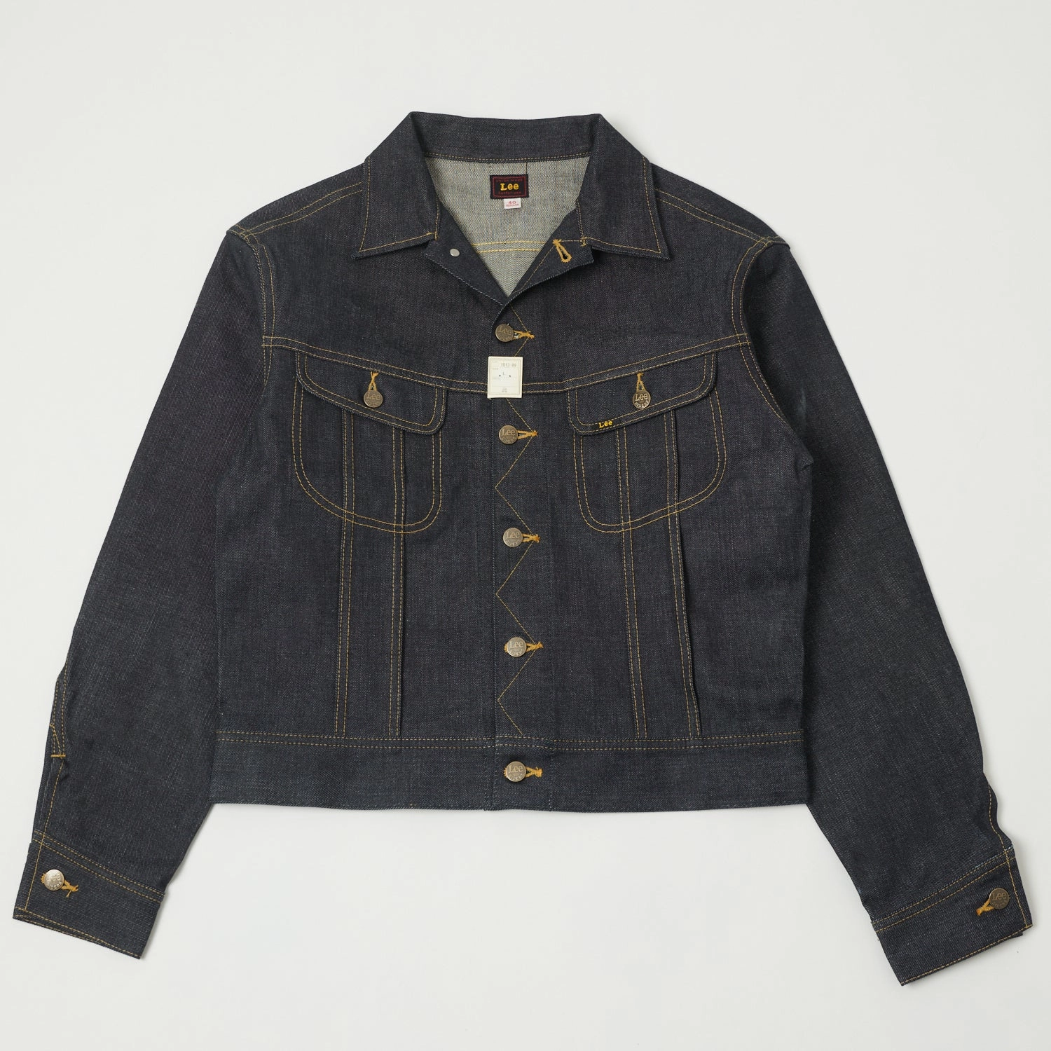 Lee Archives 1946 'Riders' 101J Denim Jacket - Raw hunters hat