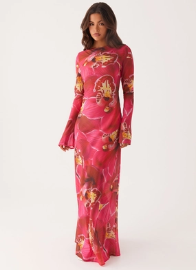 Light Drape Lorde Maxi Dress - Orchid Pink