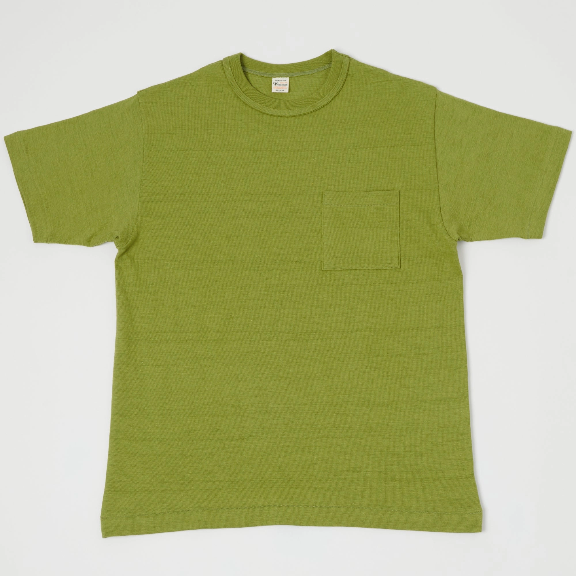 Warehouse & Co 4601 Pocket T-Shirt - Grass Green Movie Night