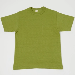 Warehouse & Co 4601 Pocket T-Shirt - Grass Green Movie Night