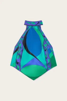 Seasonal Collection Compact Packing Pesci Print Drop Top