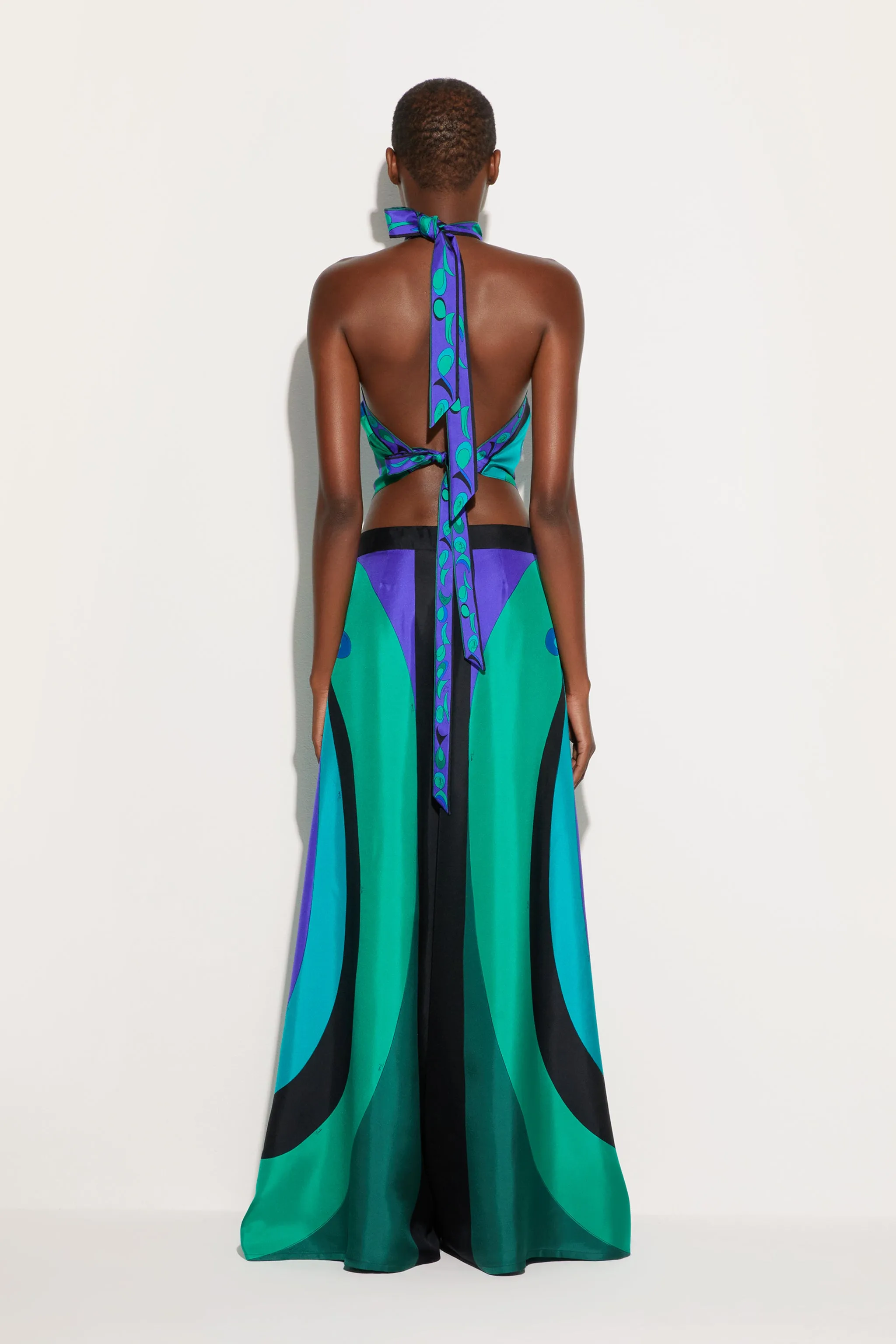 Pesci Print Drop Top Casual Sophistication