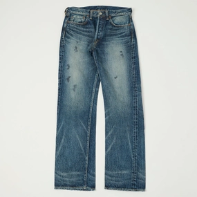 Urban Explorer Picnic Style comfortable option Full Count 1108XX 15.5oz Regular Straight Jean - 'Fear of the Dark' Wash