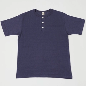 Sporty Comfort Warehouse & Co 4601 Henley T-Shirt - Navy
