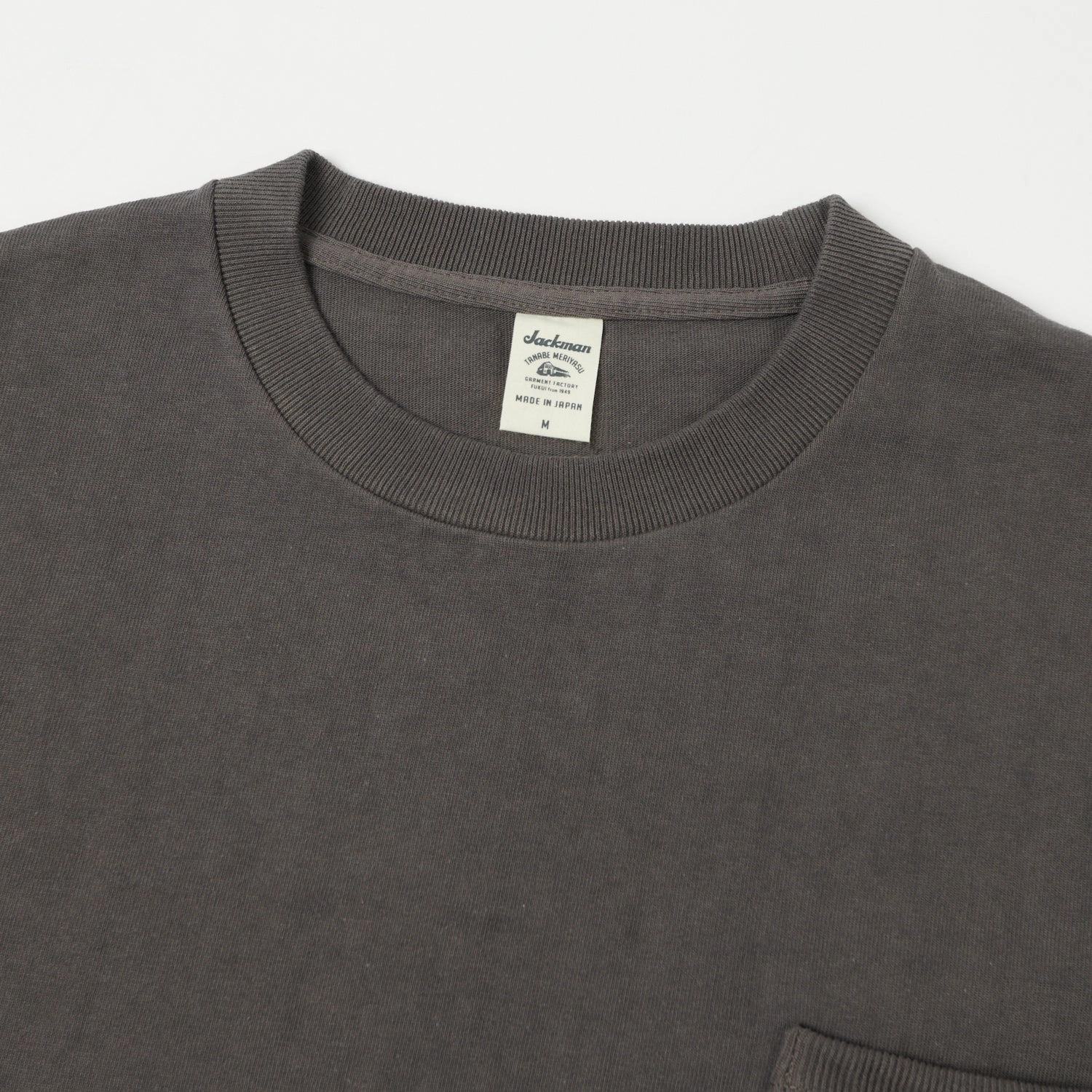 UltraLightweight Jackman Dotsume Pocket T-Shirt - Gunmetal