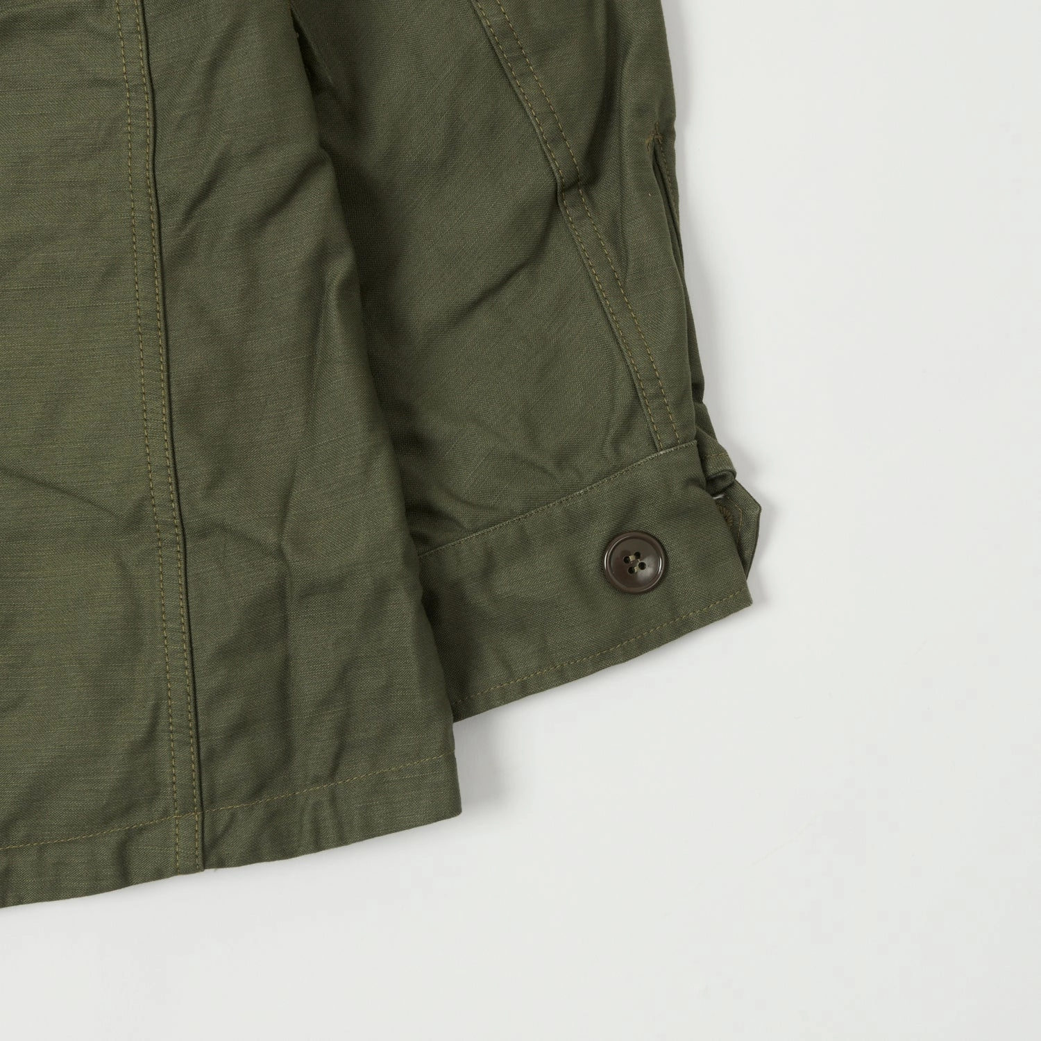 Anti Snag Zipper Pulls Quick Dry Fabric Buzz Rickson's U.S. Army M-1943 Field Jacket - Olive Drab