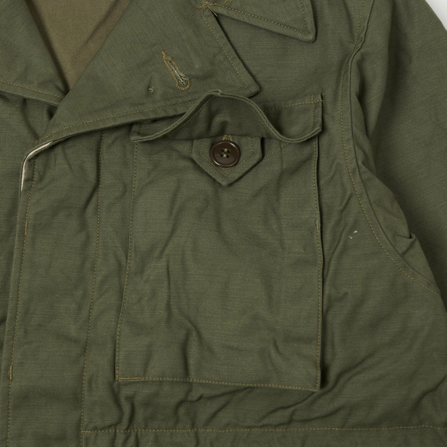 Buzz Rickson's U.S. Army M-1943 Field Jacket - Olive Drab suitable for photography Core Warmth