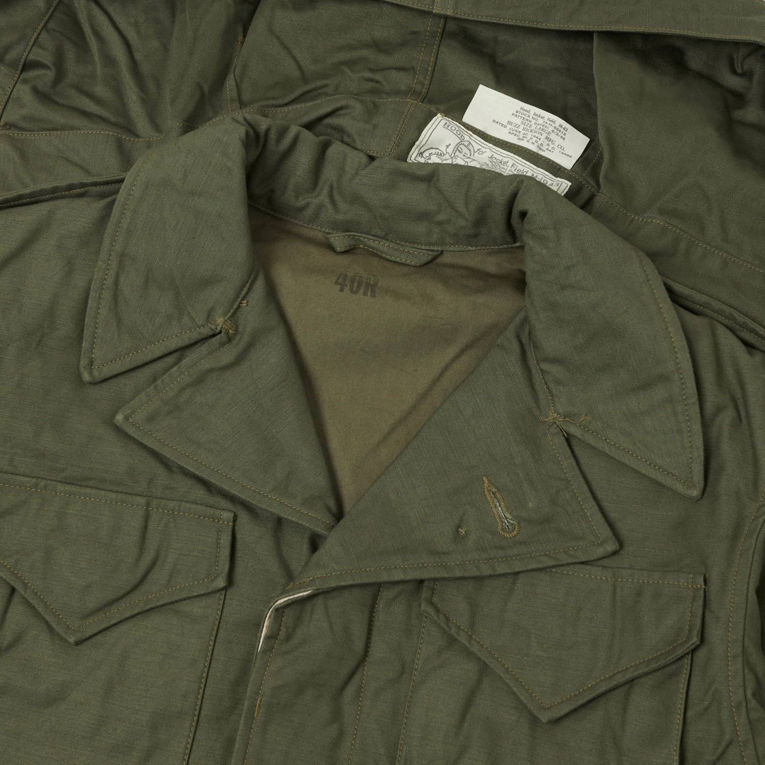 Buzz Rickson's U.S. Army M-1943 Field Jacket - Olive Drab Unwind colorful