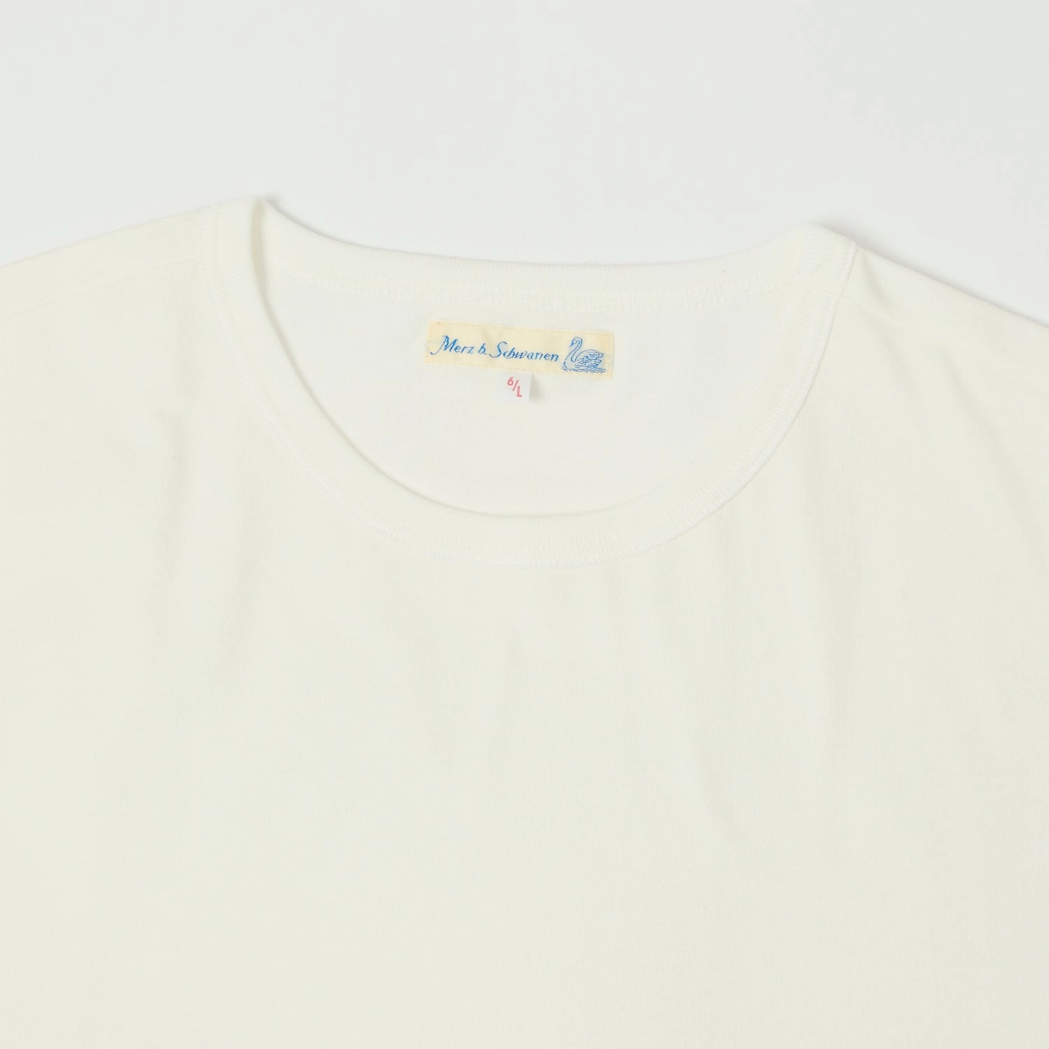 Merz b. Schwanen 2M15 Classic Jersey T-Shirt - White Casual Appeal Slim Fit Comfort