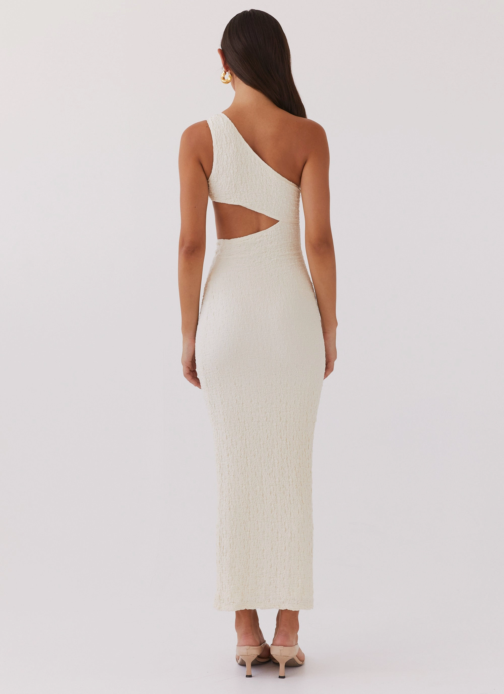 soft fit bold appearance North Haven Maxi Dress - Ivory Wave