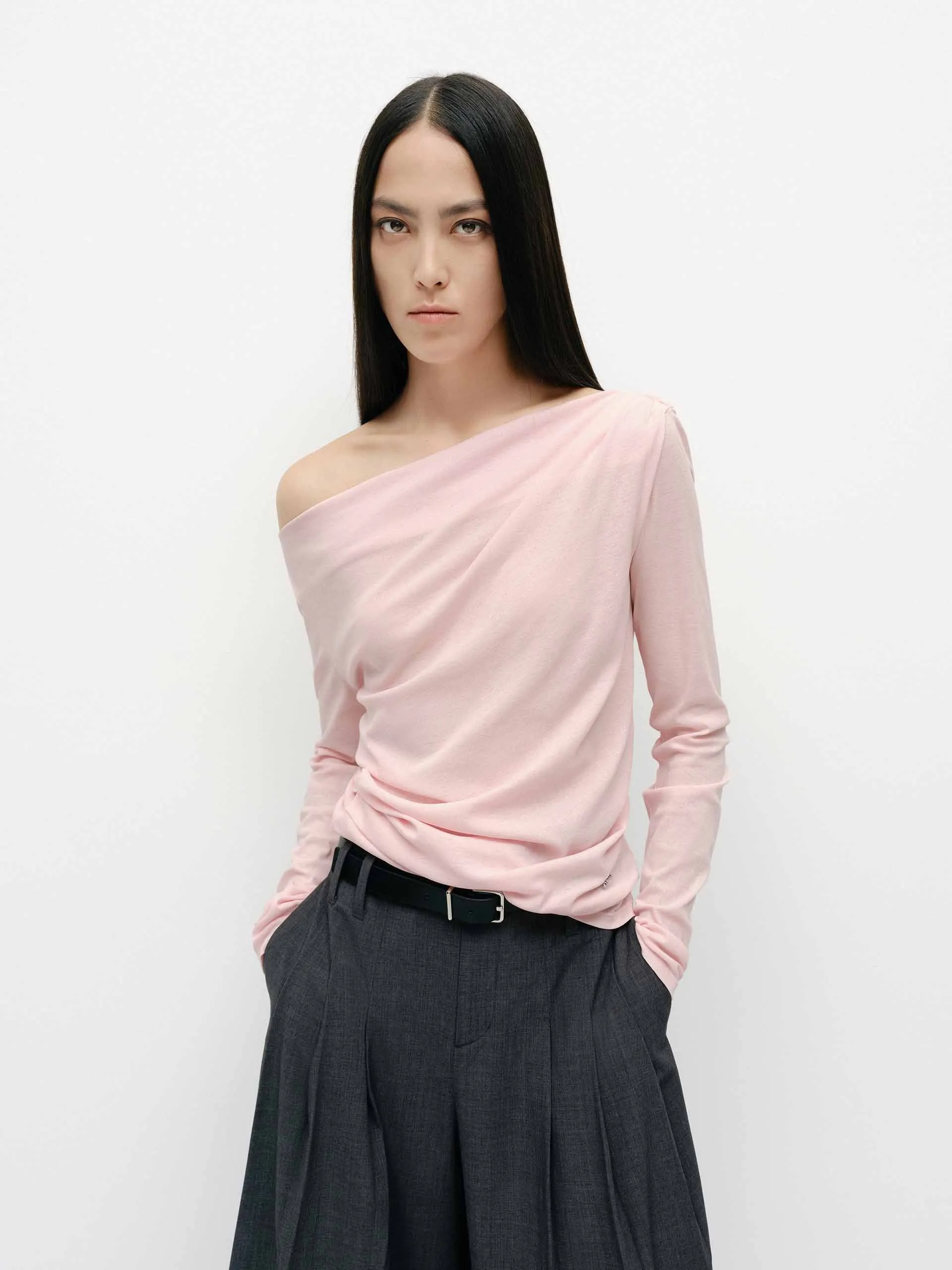 Off Shoulder Cotton Top Wardrobe Essential stain resistant coating