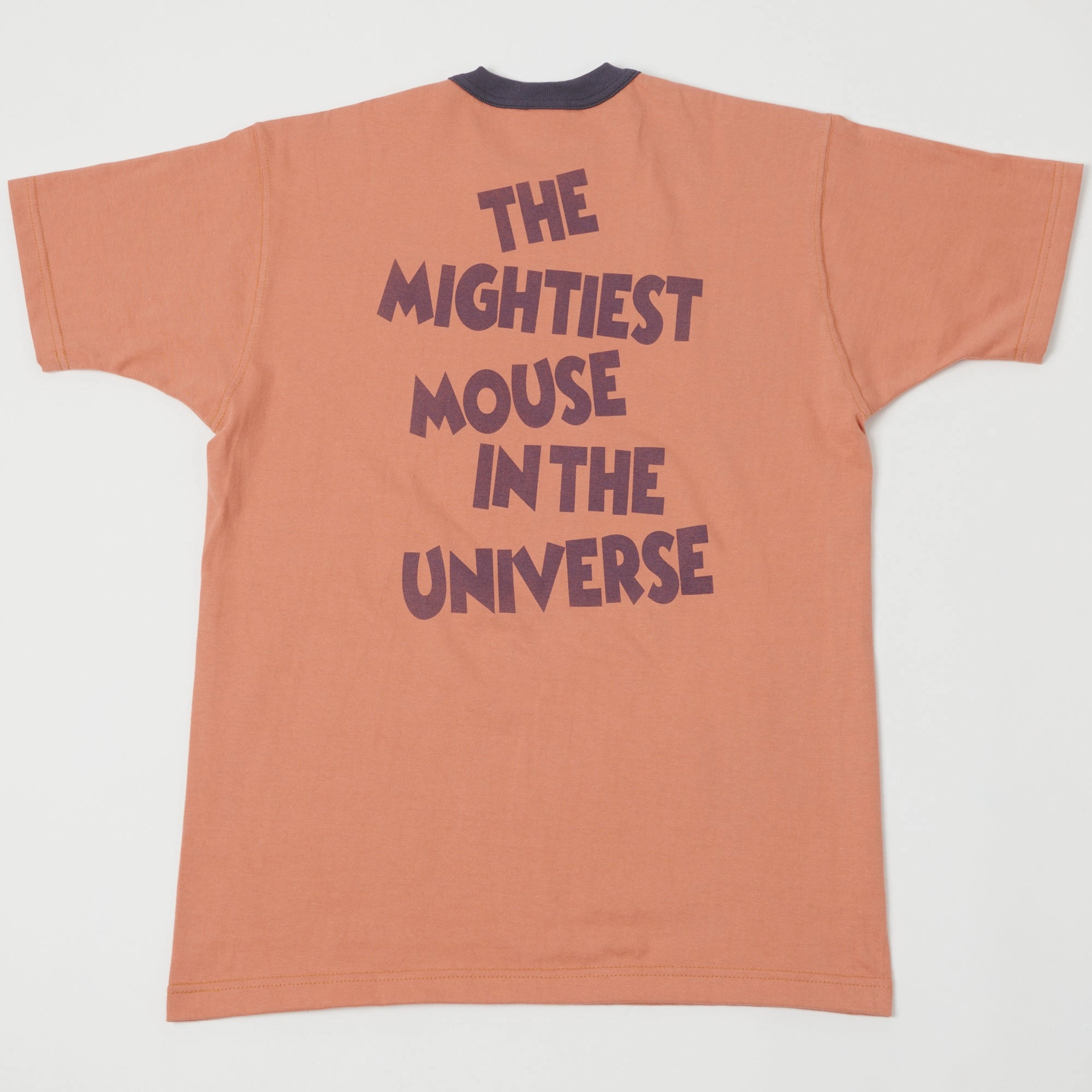 TOYS McCOY 'Mightiest M' Mighty Mouse T-Shirt - Carrot Garment Dyed Finish