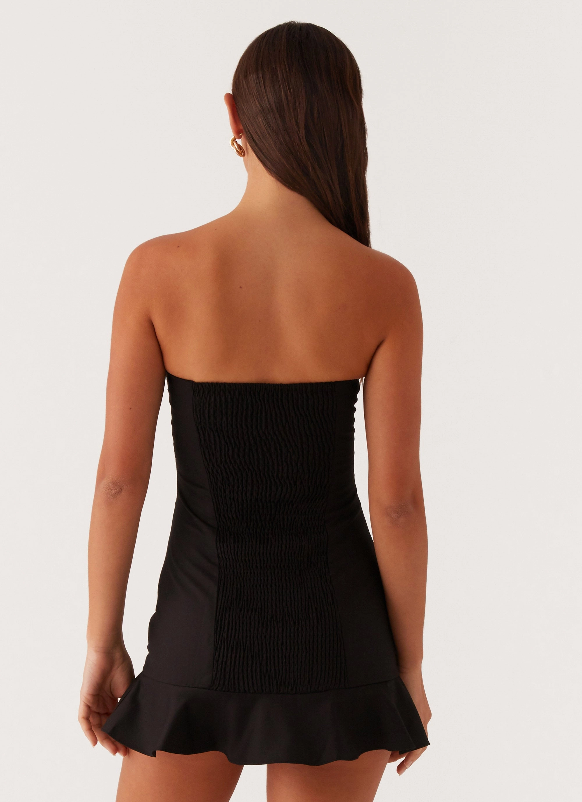 Delmi Bustier Mini Dress - Black Mid Season