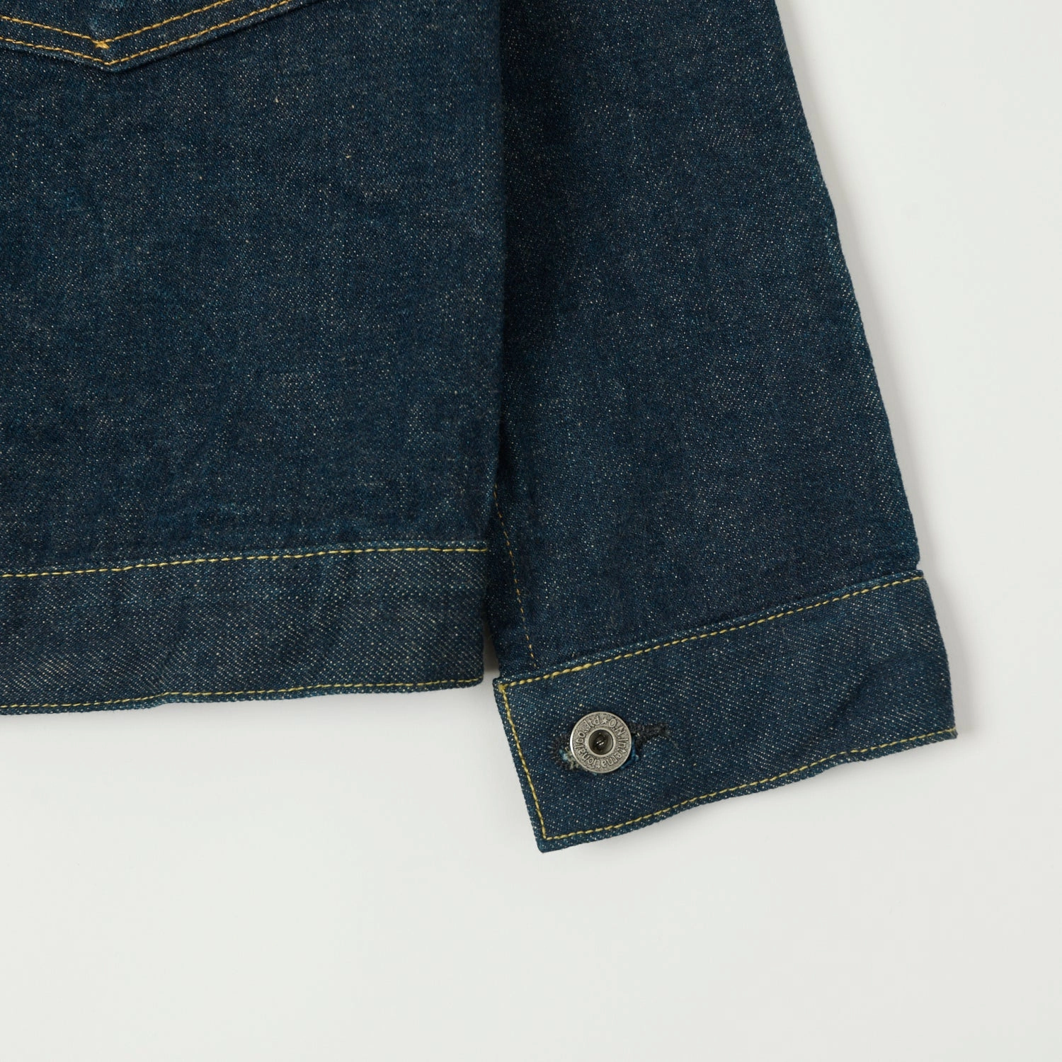 NoiseReduced Closure System Argue ONI Denim 01507L Ishikawadai 15oz Type-I Denim Jacket - One Wash
