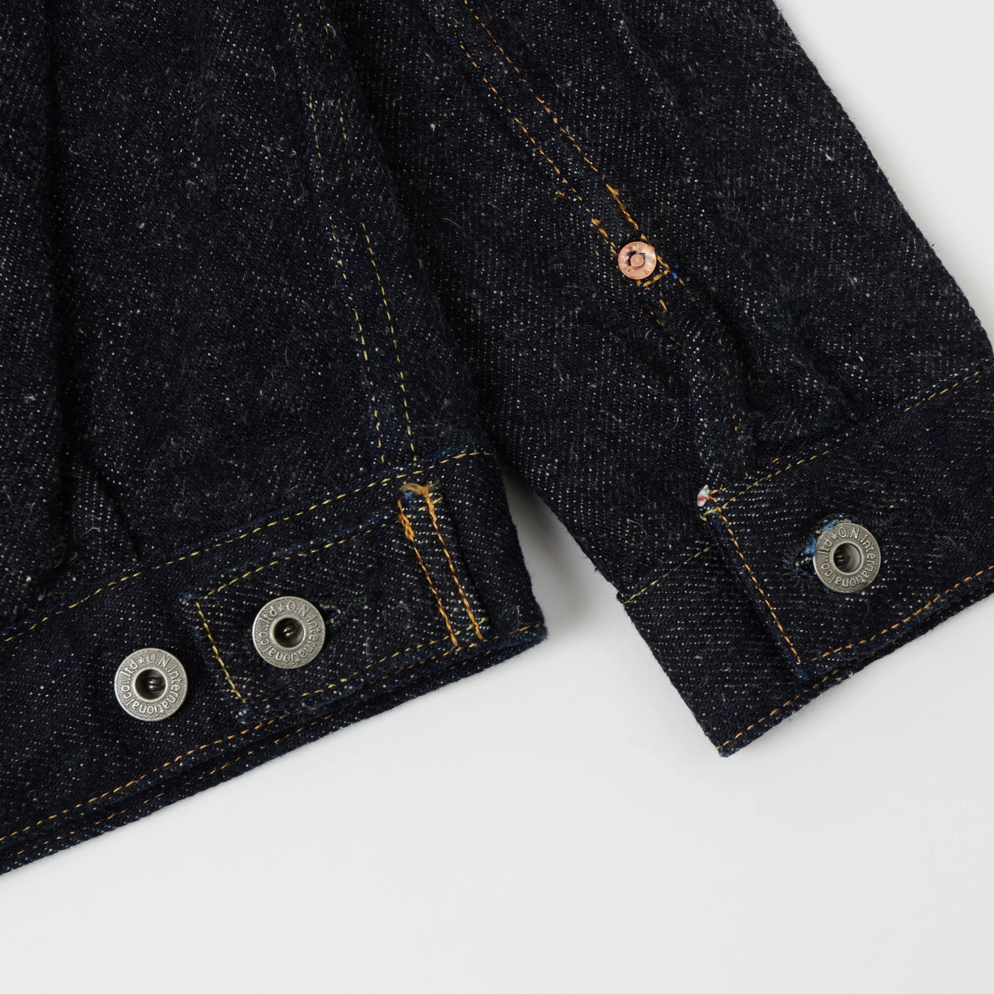 ONI Denim 02516P-DIZR 'Deep Indigo Secret Denim' 20oz. Type II Denim Jacket - Rinsed Party use