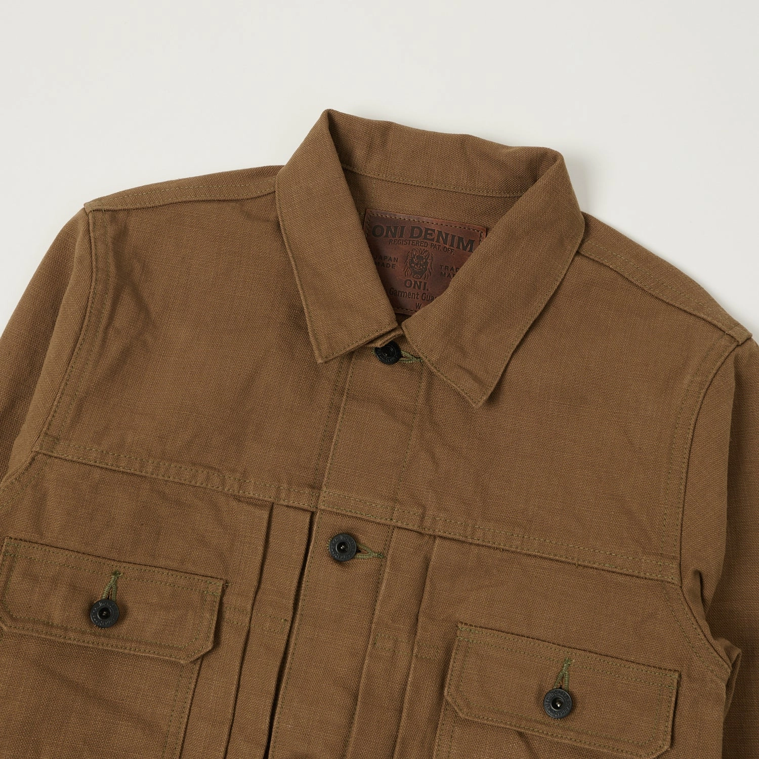 ONI Denim 02516P-HOX Type II Canvas Jacket - Khaki Seasonal Style Praise