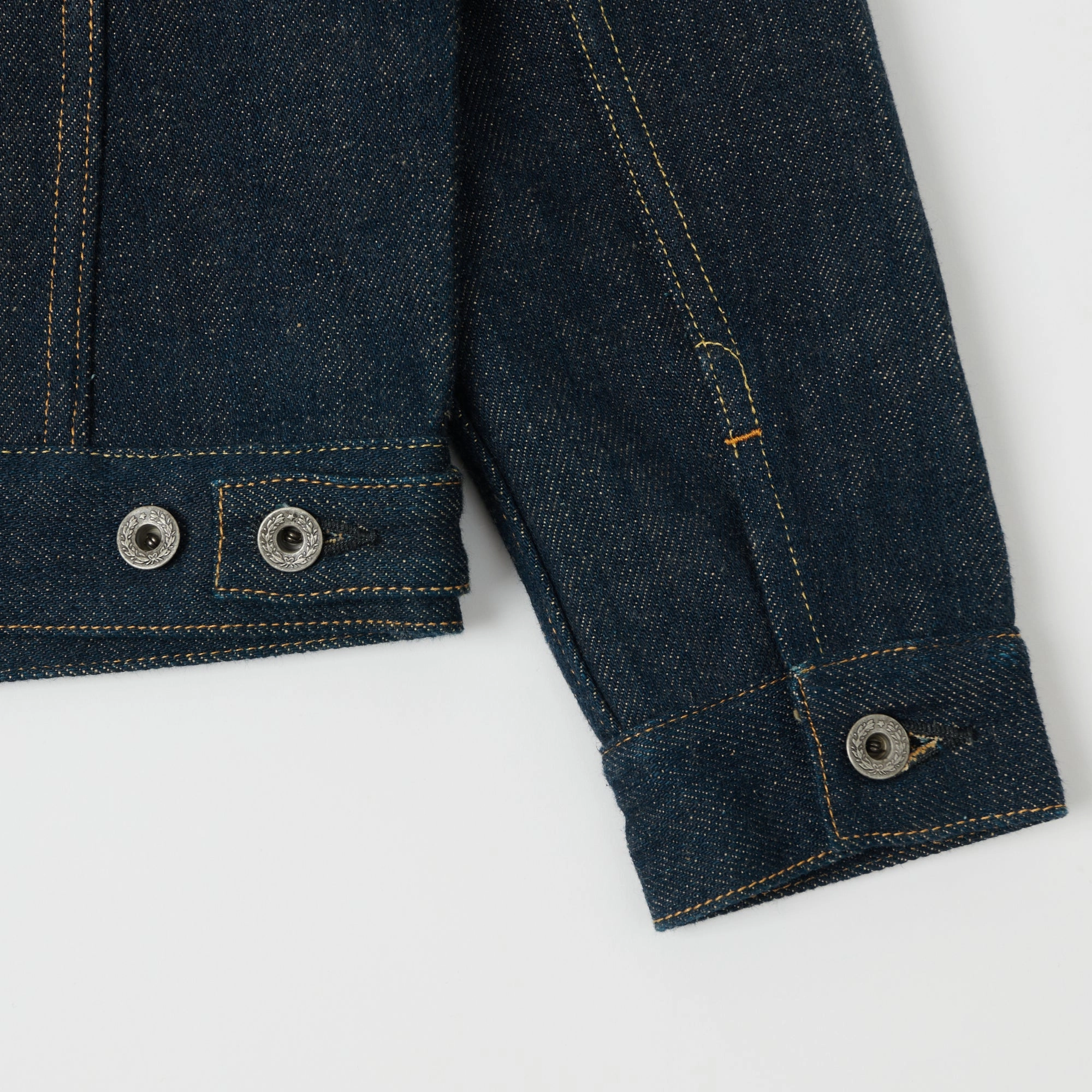 ONI Denim 02527ZR 20oz Type III Secret Denim Jacket - Raw Shield Prayer