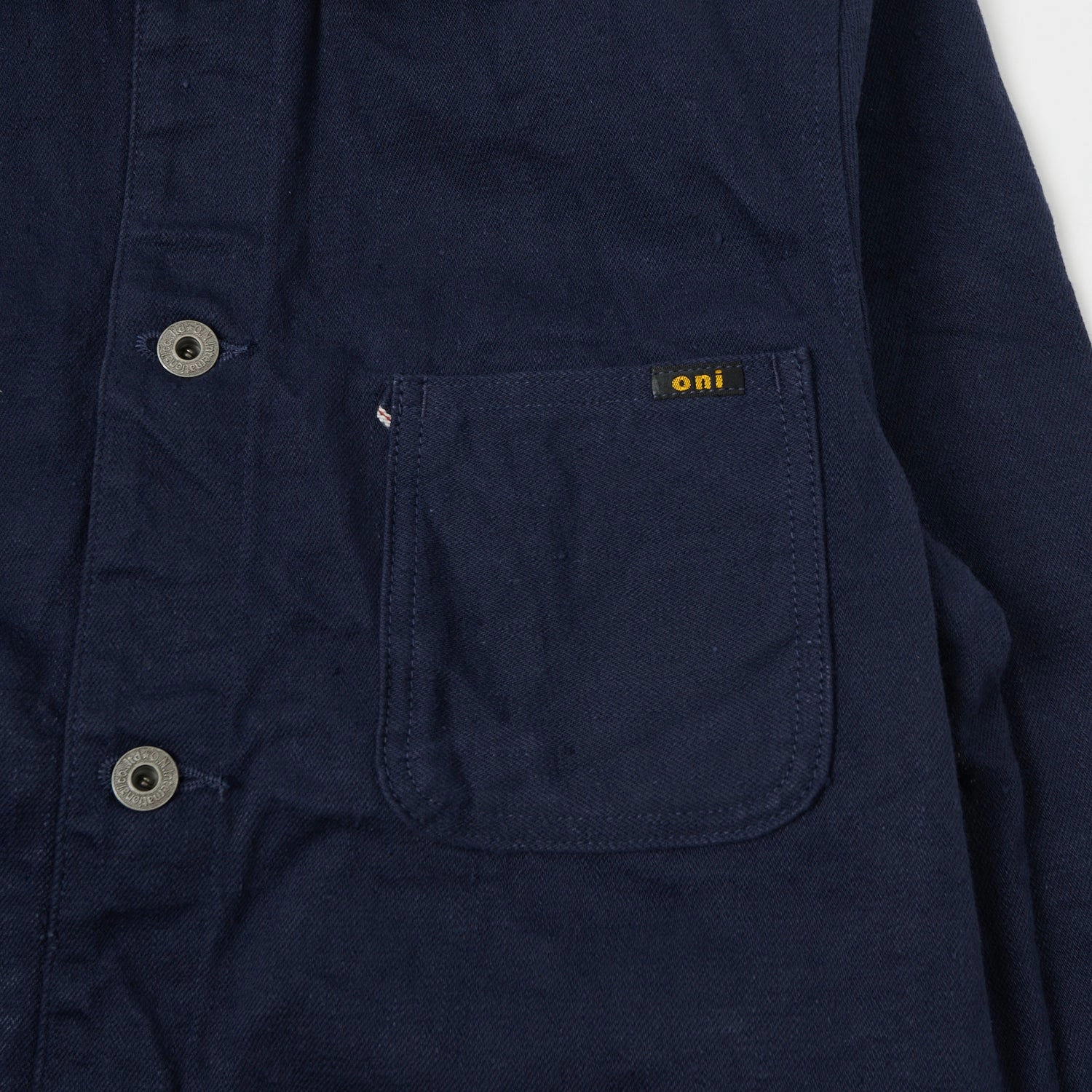 Chilly Commute ONI Denim 03501-FRNVSF Sulfur Coverall Jacket - Navy