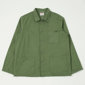 suitable for performance costumes ONI Denim 03501-SVC-LOL Coverall Jacket - Light Olive