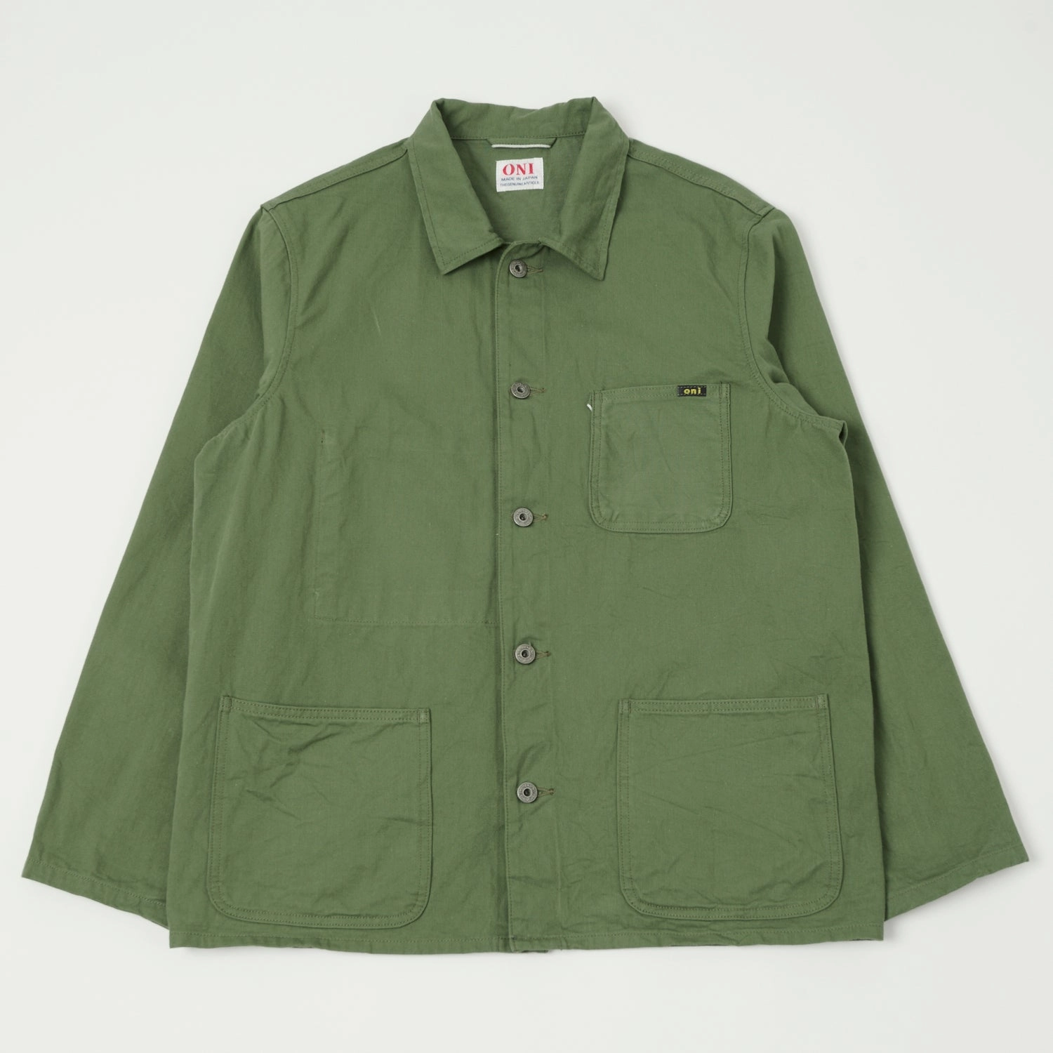 suitable for performance costumes ONI Denim 03501-SVC-LOL Coverall Jacket - Light Olive