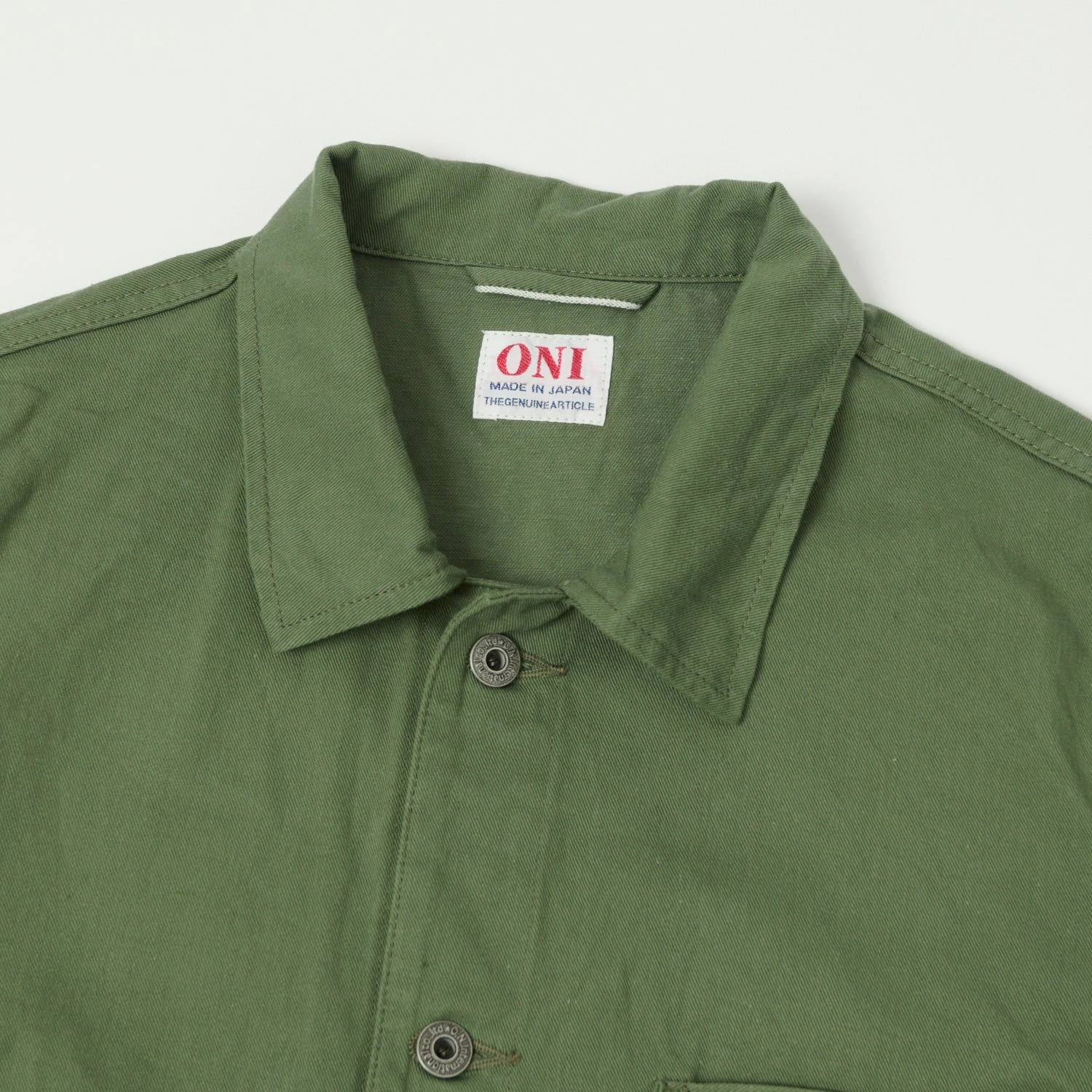 ONI Denim 03501-SVC-LOL Coverall Jacket - Light Olive Office Look campers