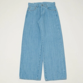 Holiday Vibes Evening Stroll Picnic Style Effortless casual ONI Denim 222-Kiraku Extra Wide Straight Jean - Bleach Wash